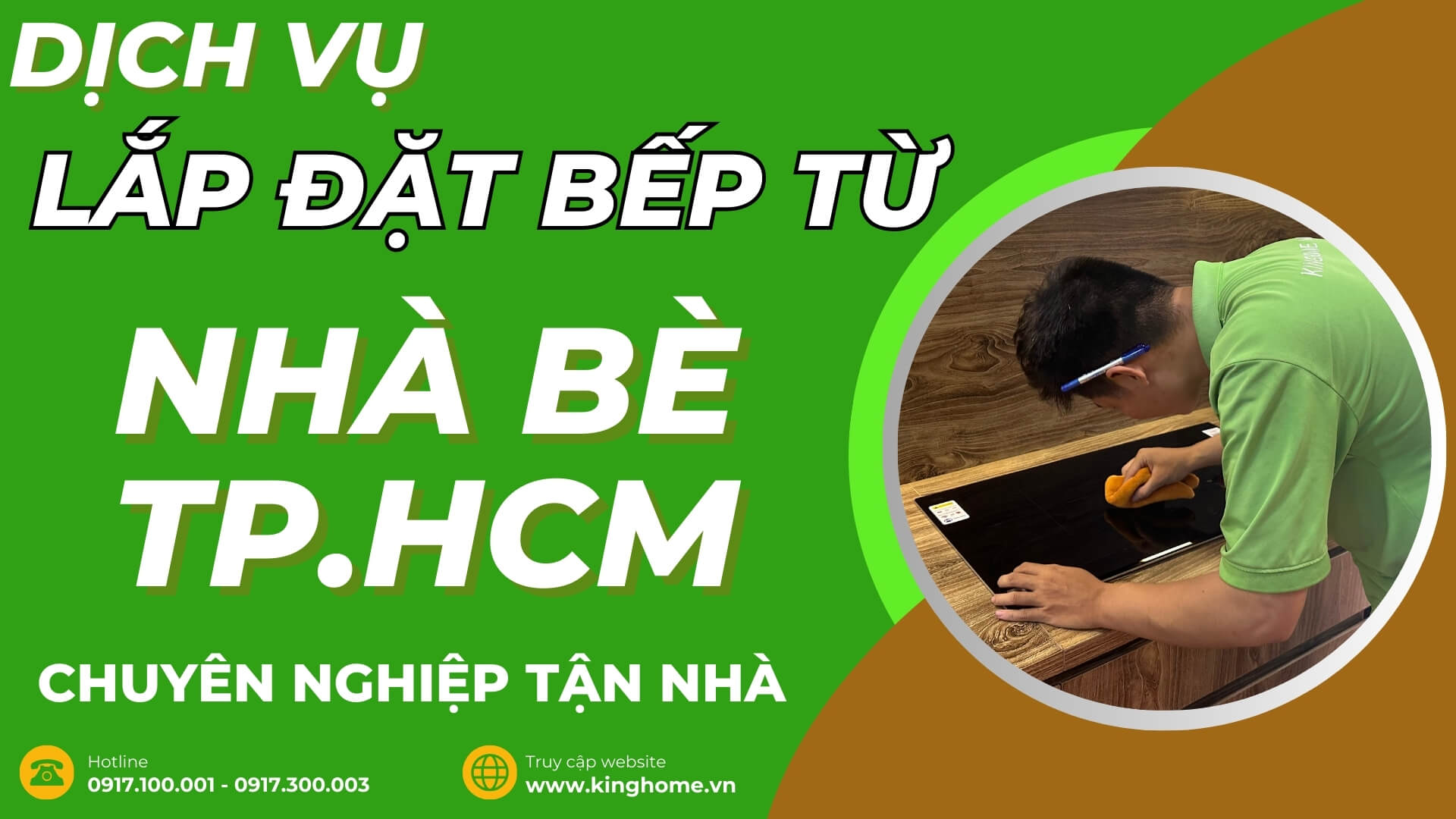 Dịch vụ lắp đặt bếp từ tại Nhà bè TPHCM chuyên nghiệp tận nhà