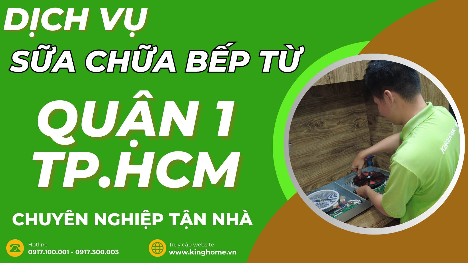 Dịch vụ sữa chữa bếp từ tại Quận 1 TPHCM chuyên nghiệp tận nhà