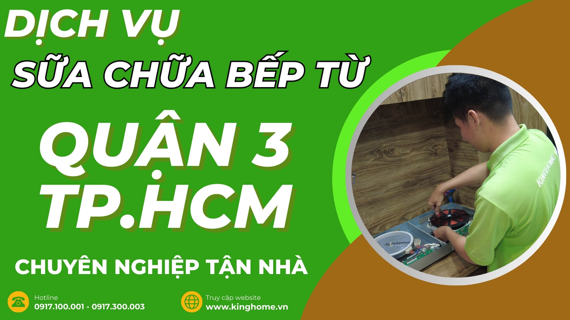 Dịch vụ sữa chữa bếp từ tại Quận 3 TPHCM chuyên nghiệp tận nhà