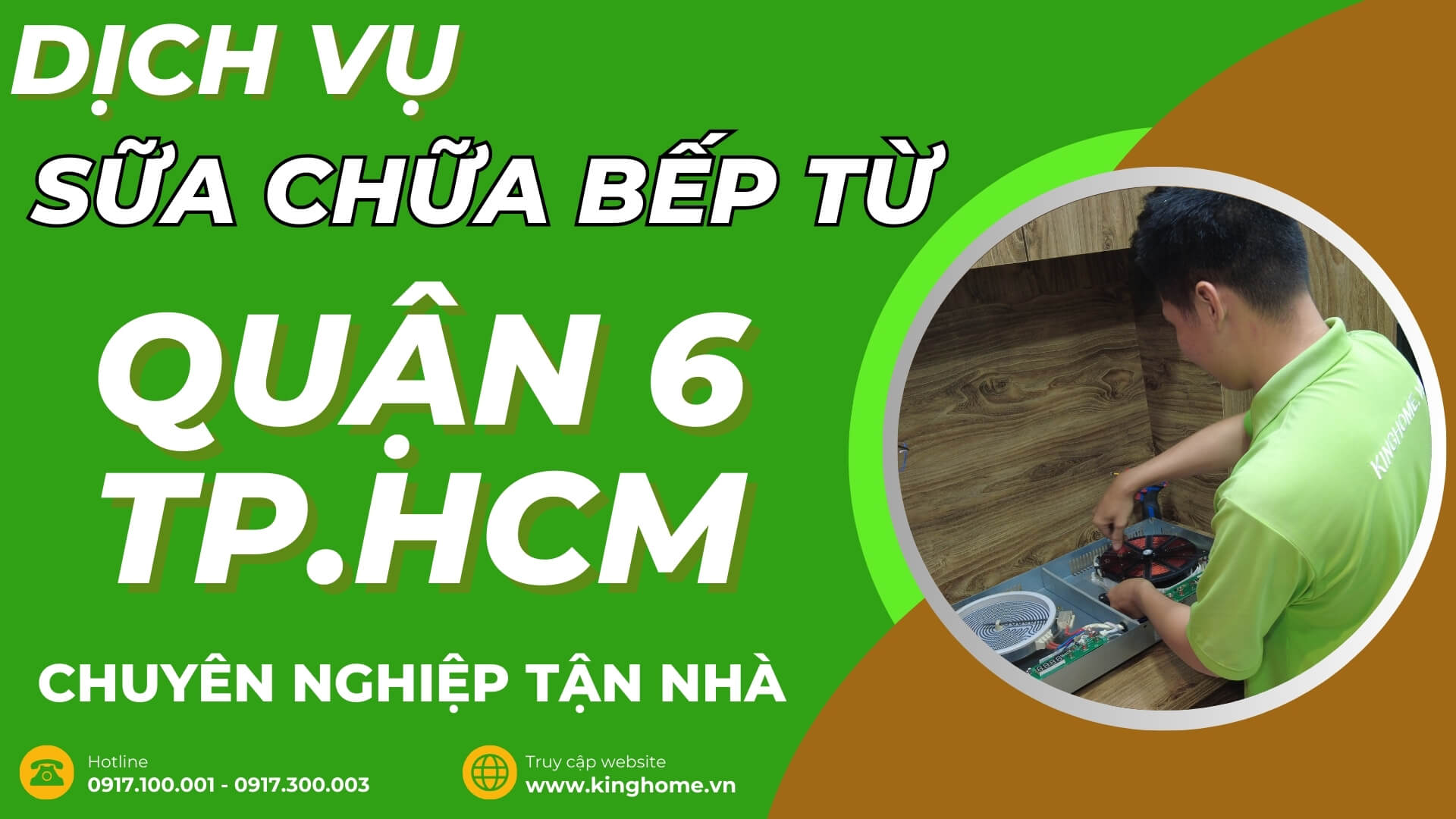 Dịch vụ sữa chữa bếp từ tại Quận 6 TPHCM chuyên nghiệp tận nhà