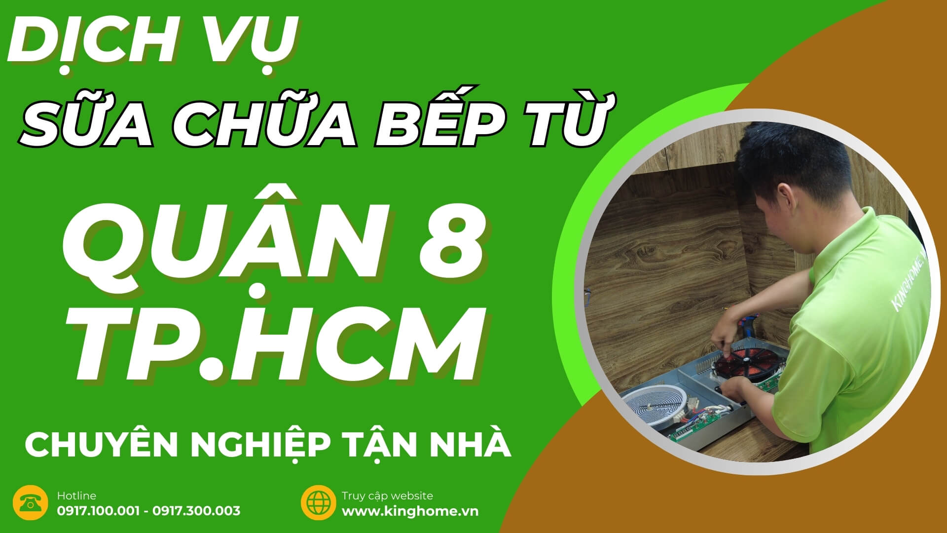 Dịch vụ sữa chữa bếp từ tại Quận 8 TPHCM chuyên nghiệp tận nhà