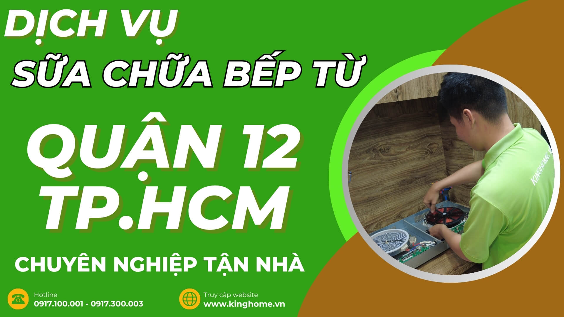 Dịch vụ sữa chữa bếp từ tại Quận 12 TPHCM chuyên nghiệp tận nhà