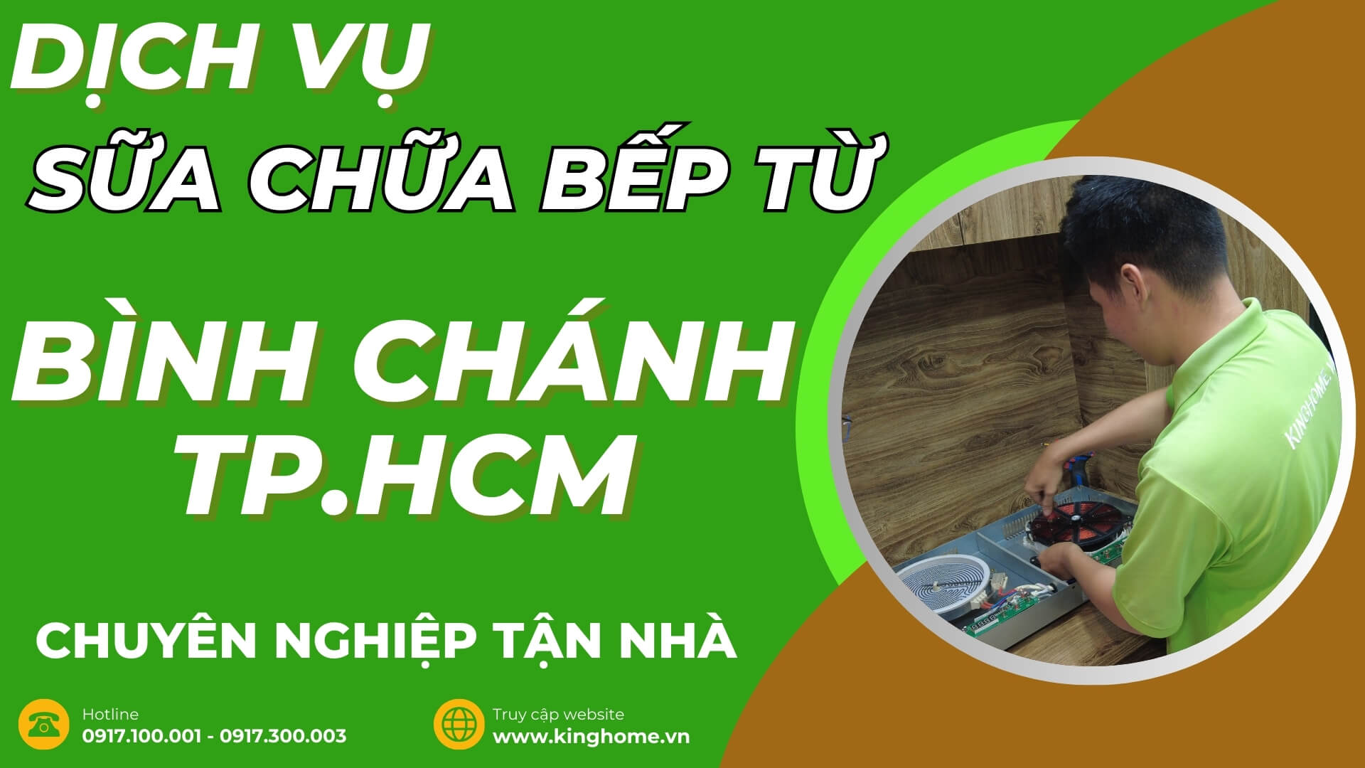 Dịch vụ sữa chữa bếp từ tại Bình Chánh TPHCM chuyên nghiệp tận nhà