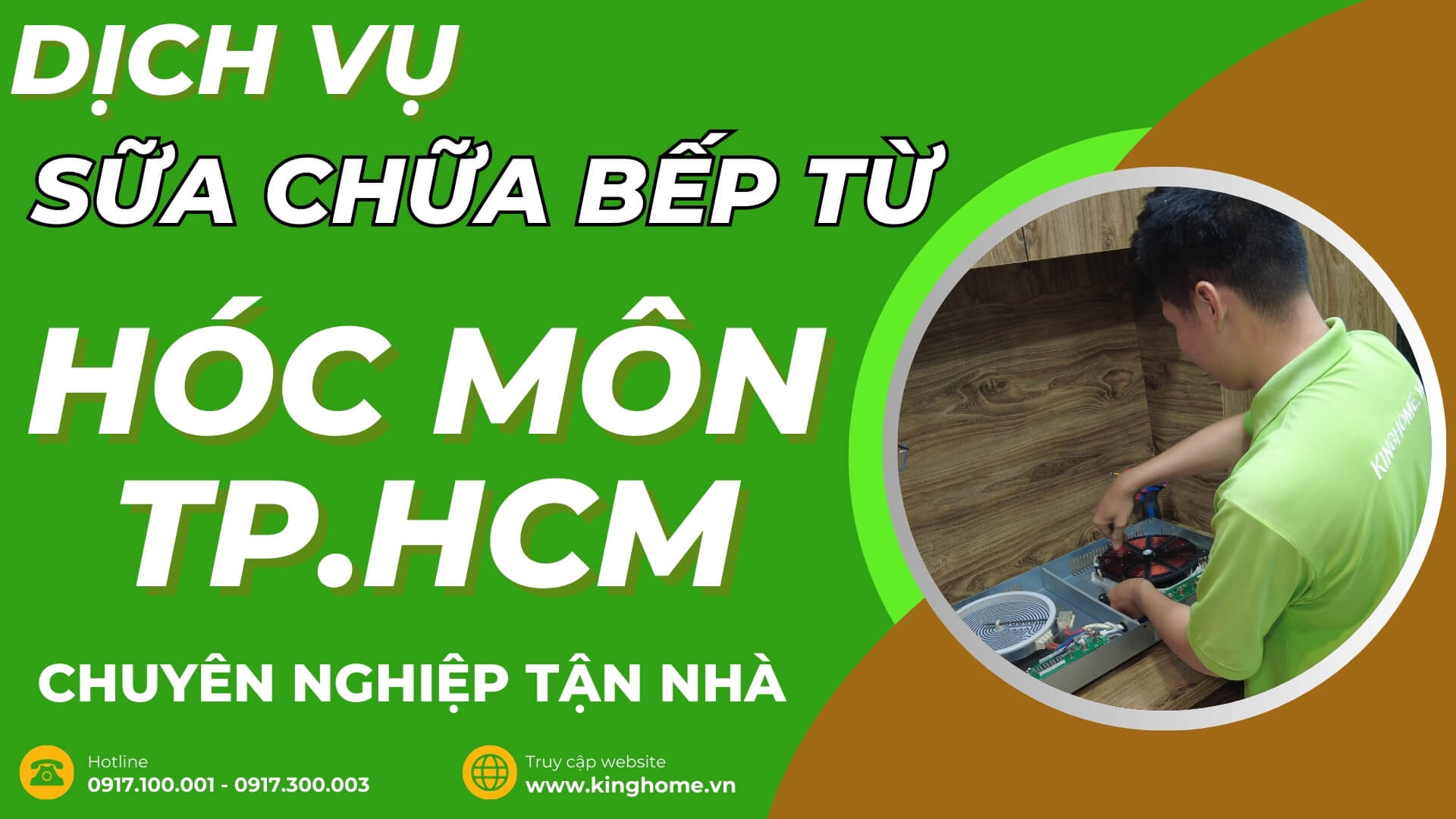 Dịch vụ sữa chữa bếp từ tại Hóc Môn TPHCM chuyên nghiệp tận nhà