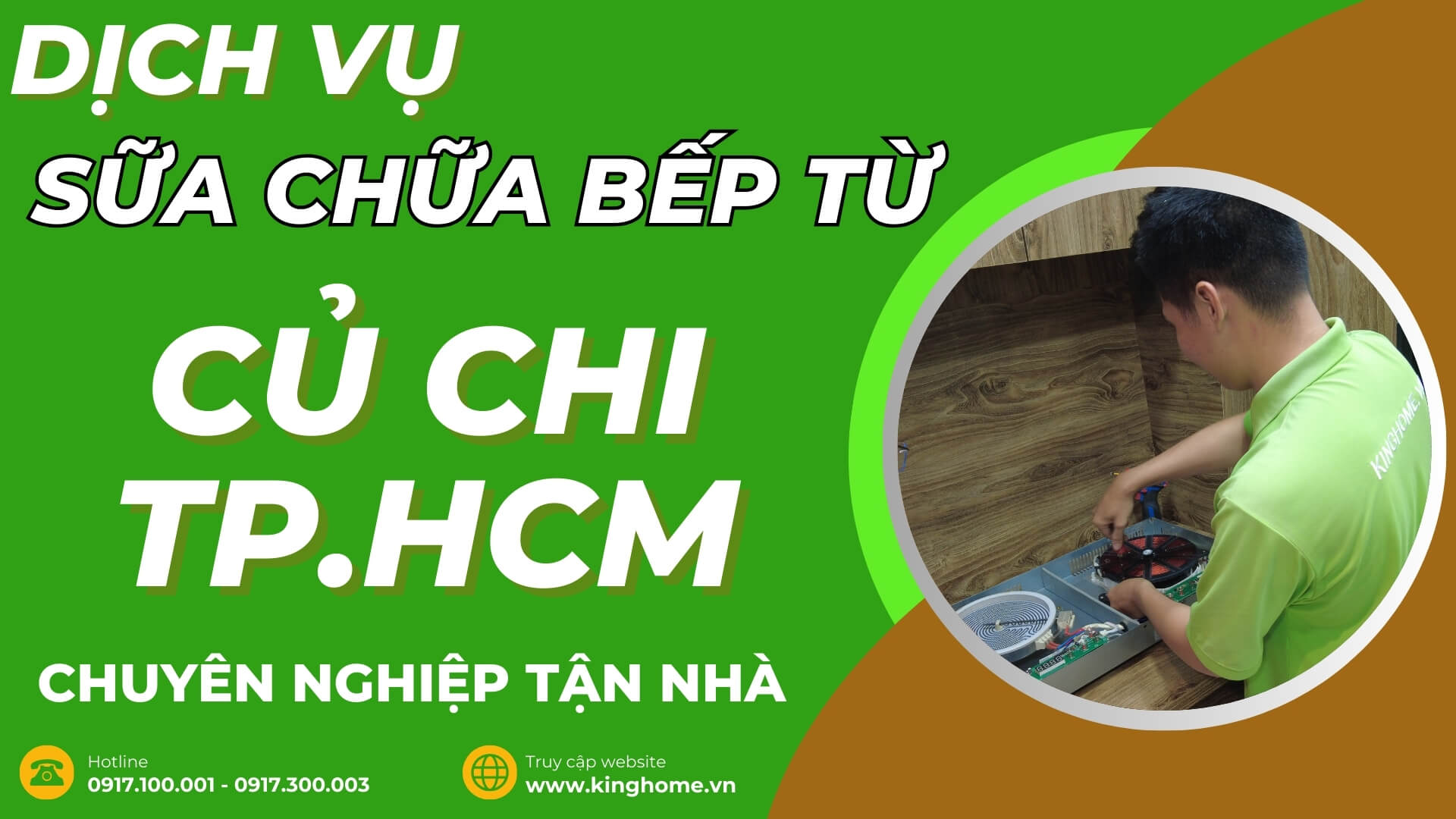 Dịch vụ sữa chữa bếp từ tại Củ Chi TPHCM chuyên nghiệp tận nhà