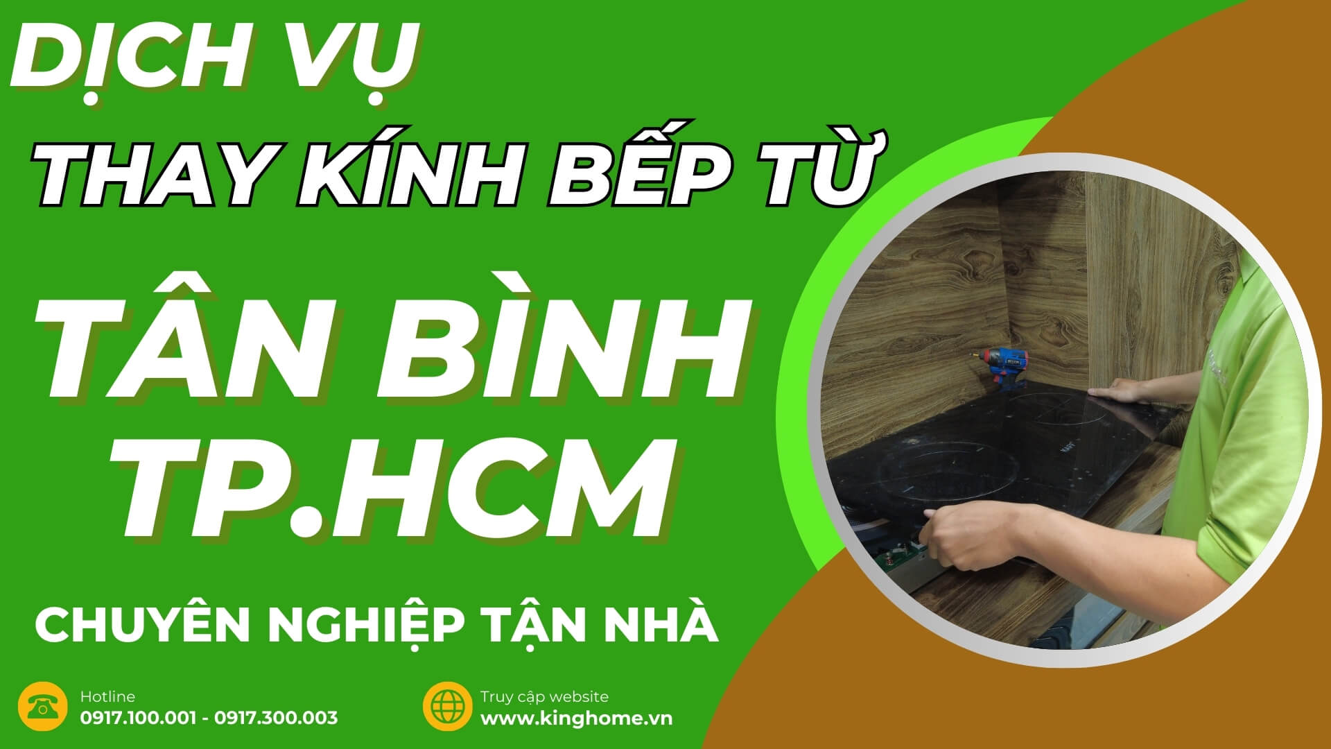 Dịch vụ thay kính bếp từ tại Quận Tân Bình TPHCM chuyên nghiệp tận nhà