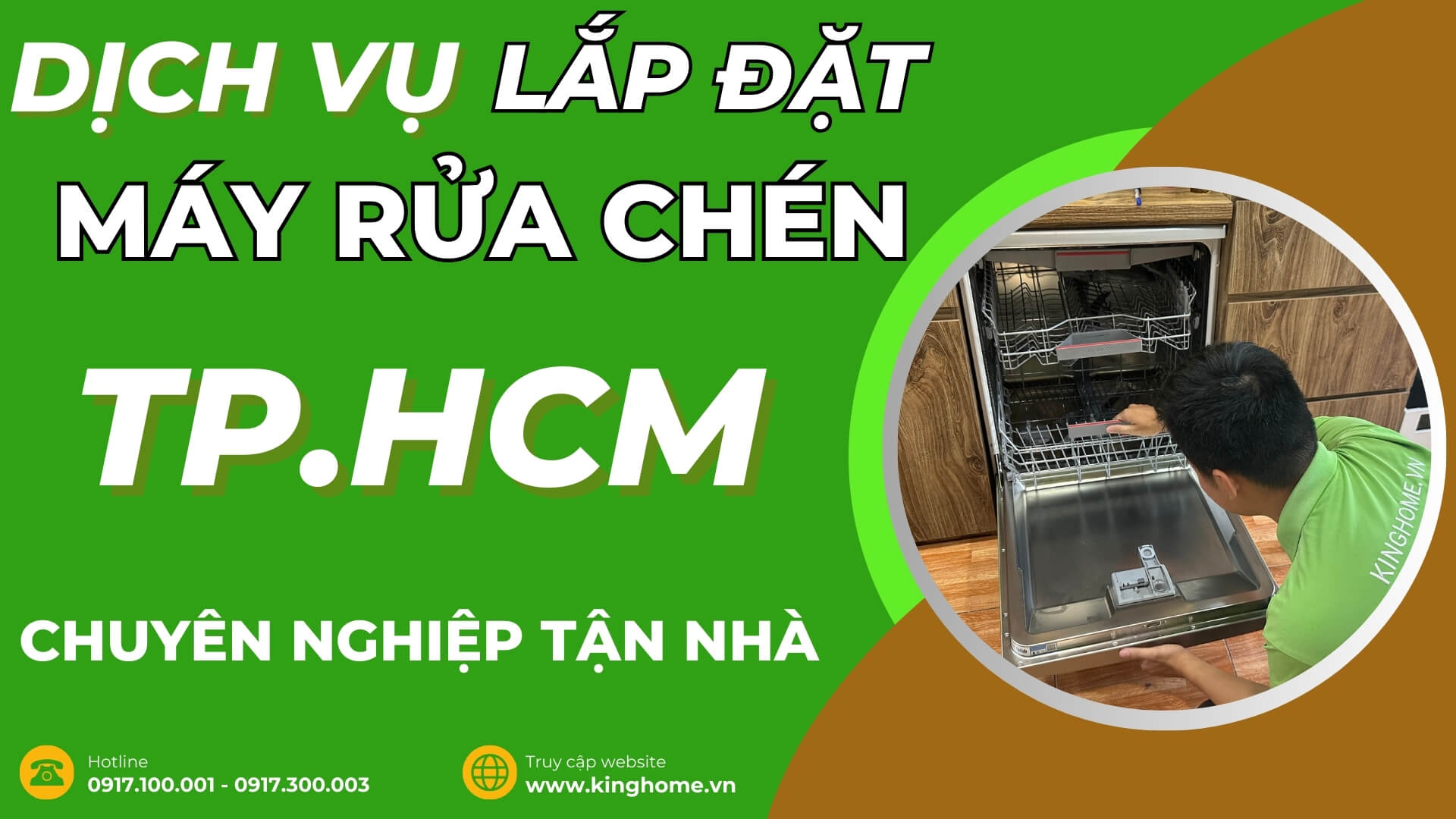 Dịch vụ lắp đặt máy rửa chén tại TPHCM chuyên nghiệp tận nhà