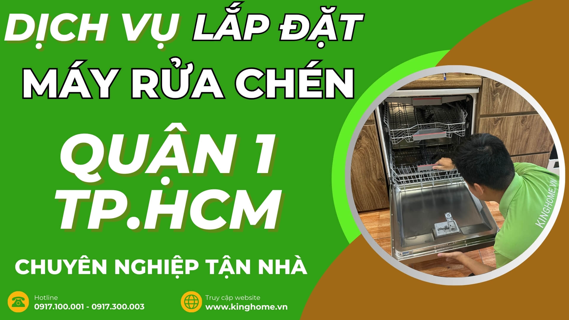 Dịch vụ lắp đặt máy rửa chén tại Quận 1 TPHCM chuyên nghiệp tận nhà