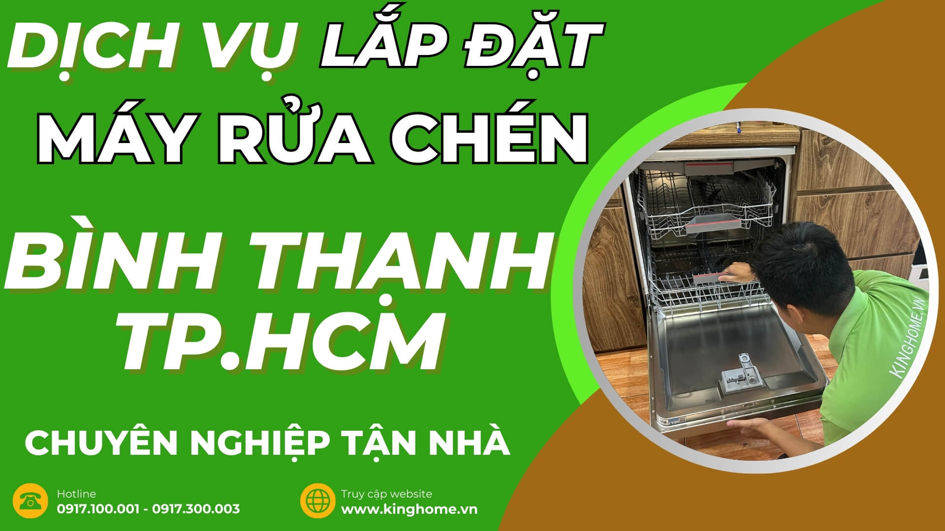 Dịch vụ lắp đặt máy rửa chén tại Quận Bình Thạnh TPHCM chuyên nghiệp tận nhà