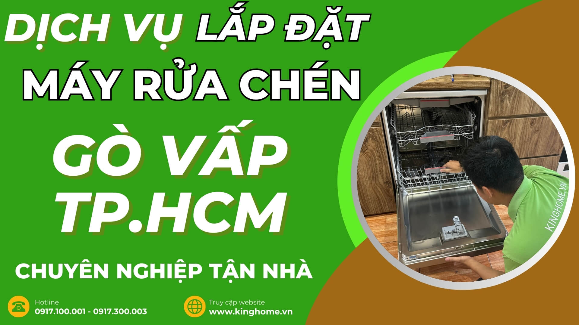 Dịch vụ lắp đặt máy rửa chén tại Quận Gò Vấp TPHCM chuyên nghiệp tận nhà