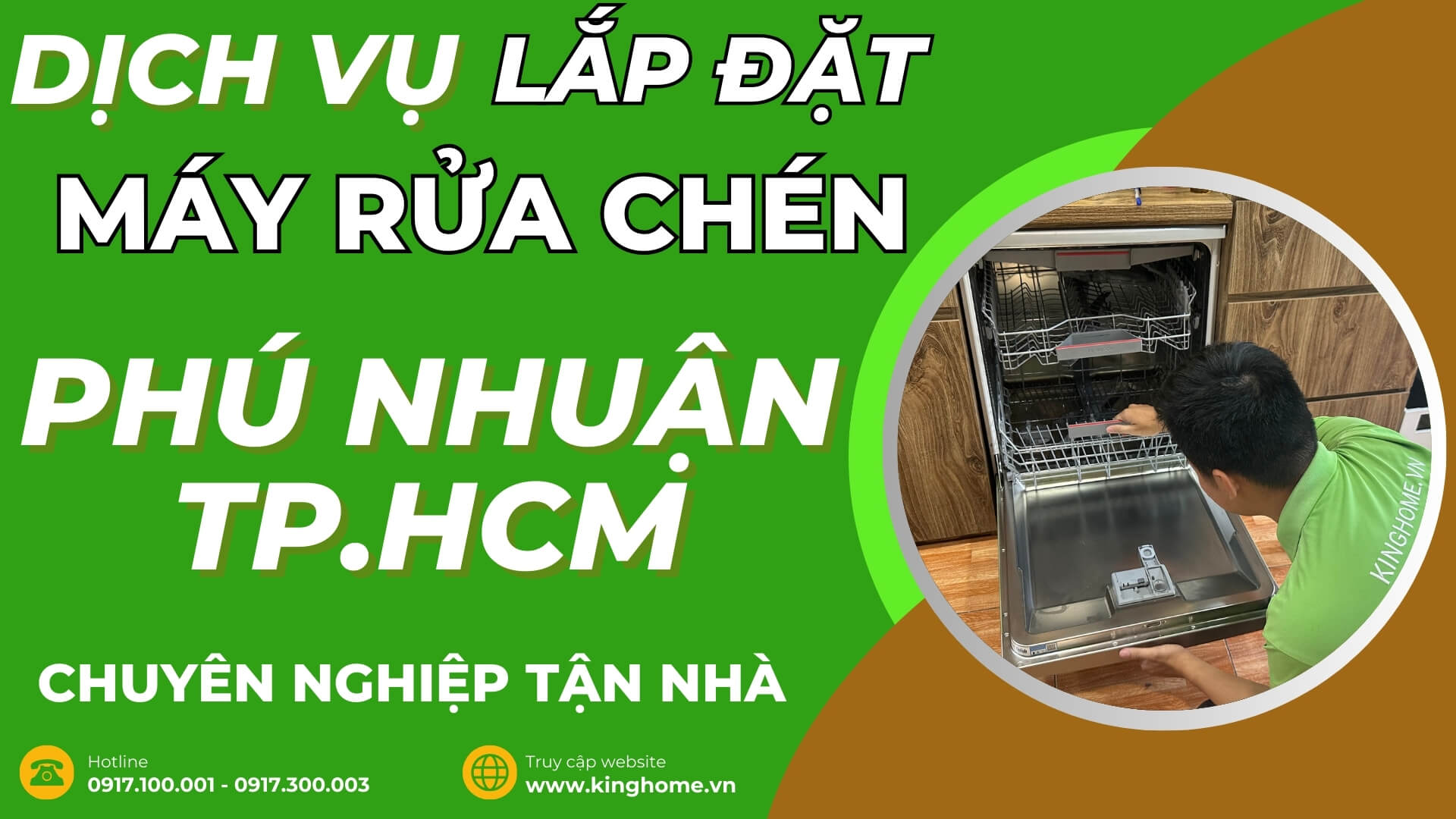 Dịch vụ lắp đặt máy rửa chén tại Quận Phú Nhuận TPHCM chuyên nghiệp tận nhà