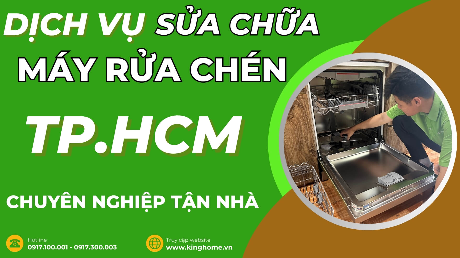 Dịch vụ sửa chữa máy rửa chén tại TPHCM chuyên nghiệp tận nhà