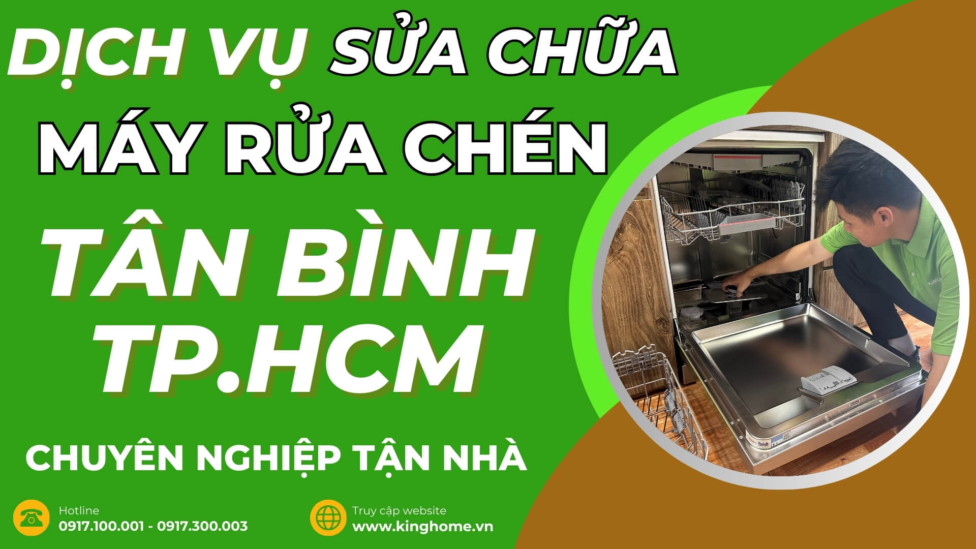 Dịch vụ sửa chữa máy rửa chén tại Quận Tân Bình TPHCM chuyên nghiệp tận nhà