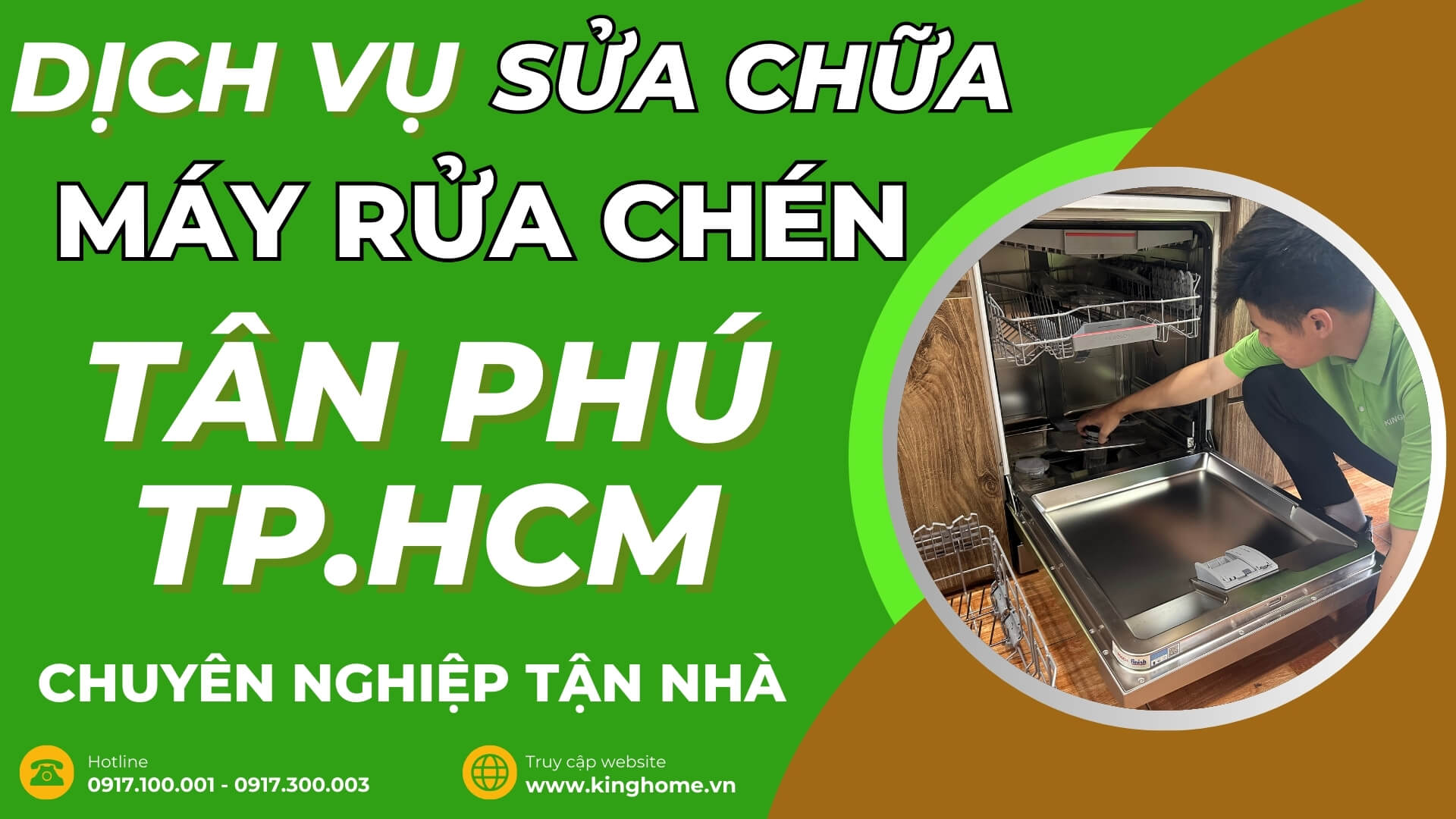 Dịch vụ sửa chữa máy rửa chén tại Quận Tân Phú TPHCM chuyên nghiệp tận nhà