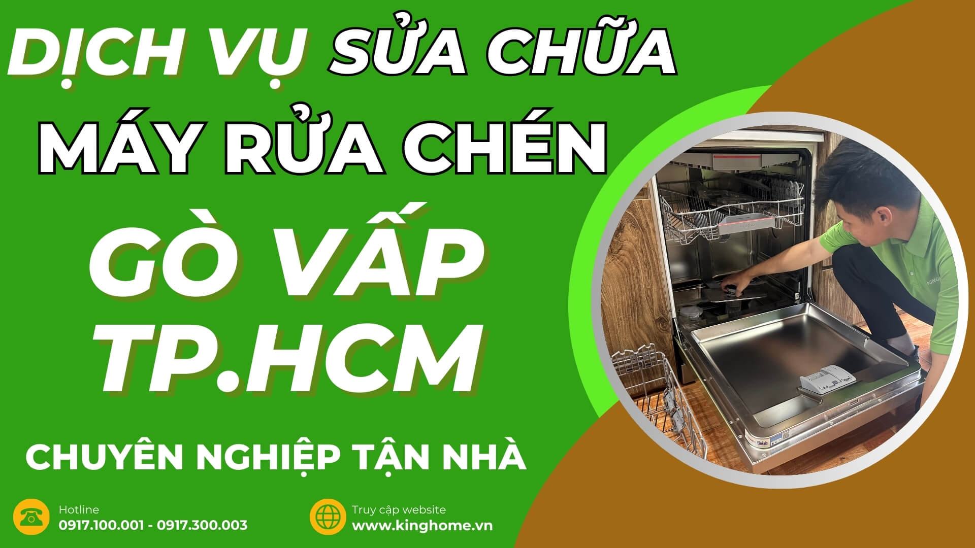 Dịch vụ sửa chữa máy rửa chén tại Quận Gò Vấp TPHCM chuyên nghiệp tận nhà