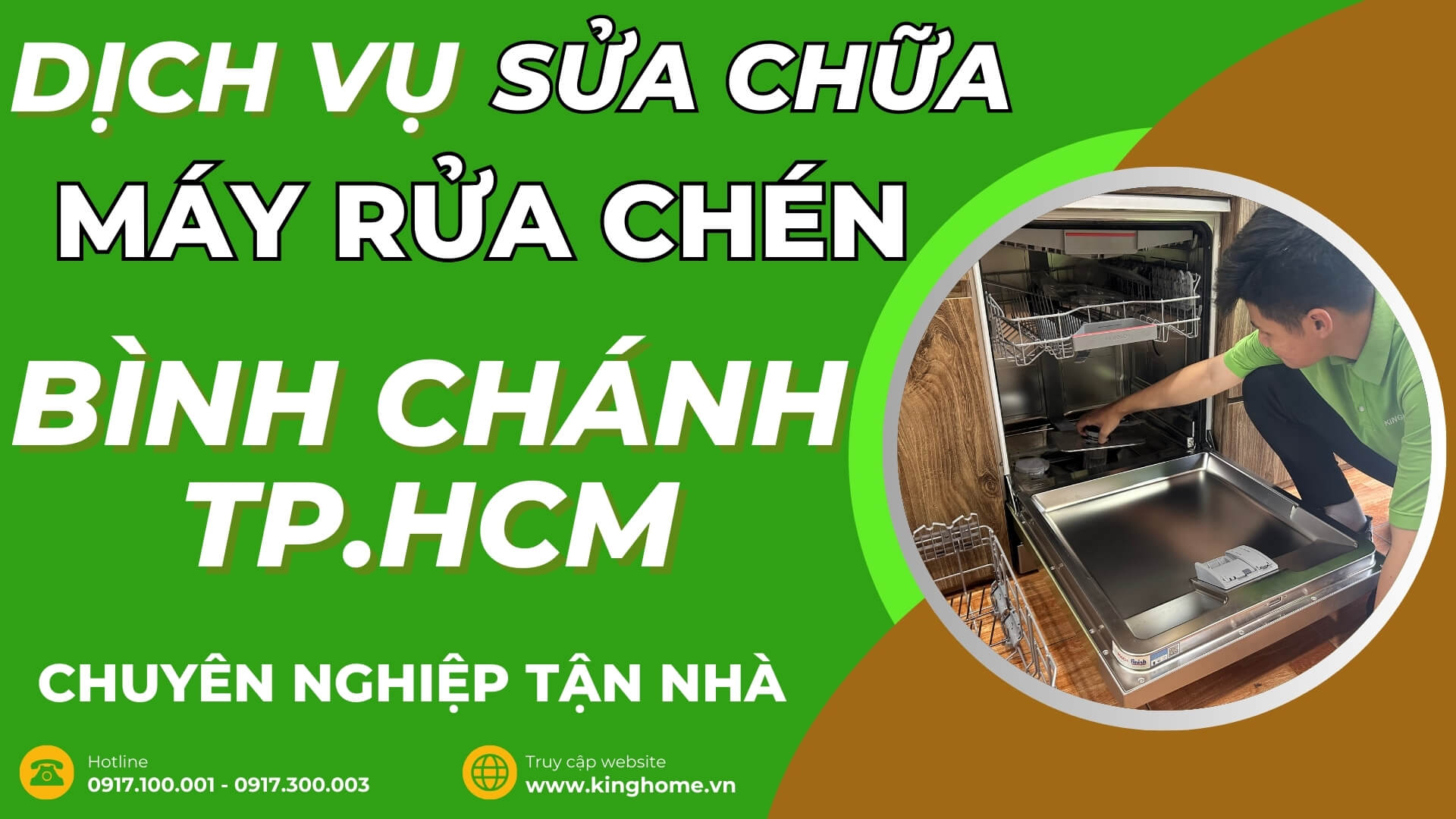 Dịch vụ sửa chữa máy rửa chén tại Bình Chánh TPHCM chuyên nghiệp tận nhà