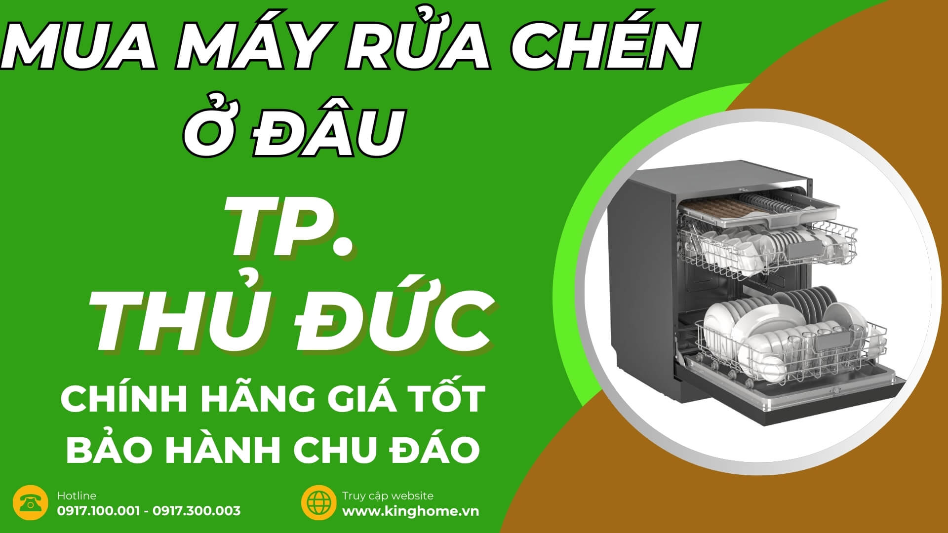 Mua máy rửa chén ở đâu tại TP Thủ Đức chính hãng giá tốt bảo hành chu đáo