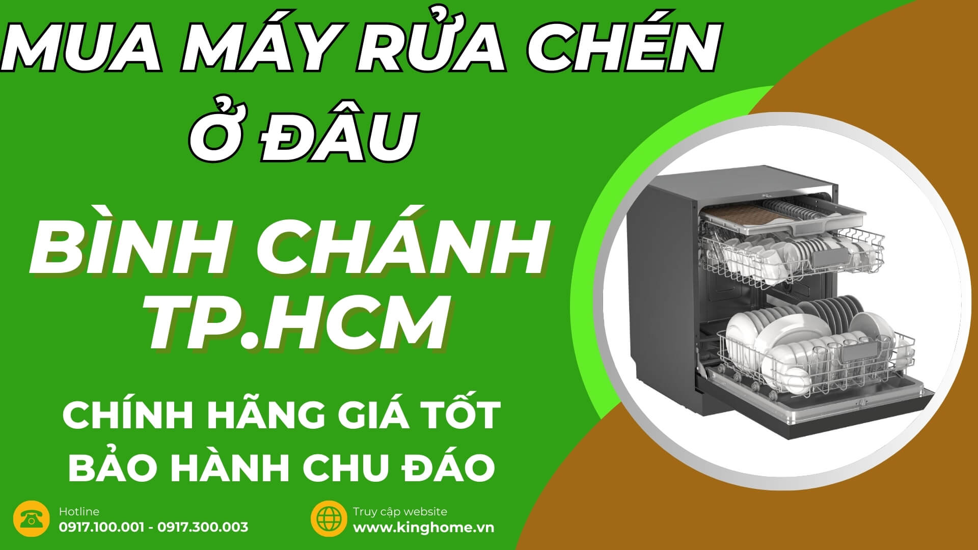 Mua máy rửa chén ở đâu tại Bình Chánh TPHCM chính hãng giá tốt bảo hành chu đáo