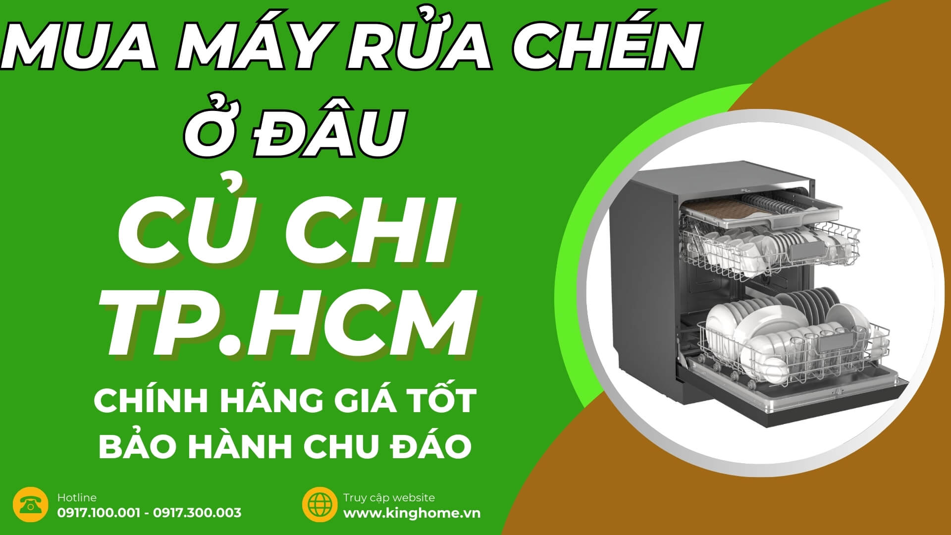 Mua máy rửa chén ở đâu tại Củ Chi TPHCM chính hãng giá tốt bảo hành chu đáo