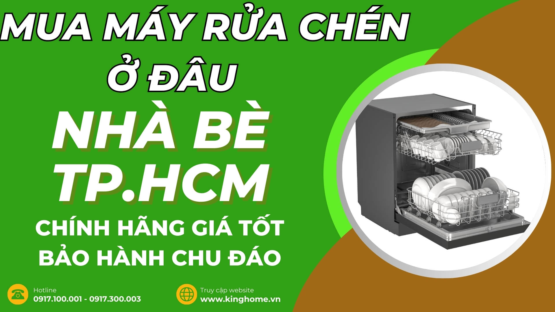 Mua máy rửa chén ở đâu tại Nhà bè TPHCM chính hãng giá tốt bảo hành chu đáo