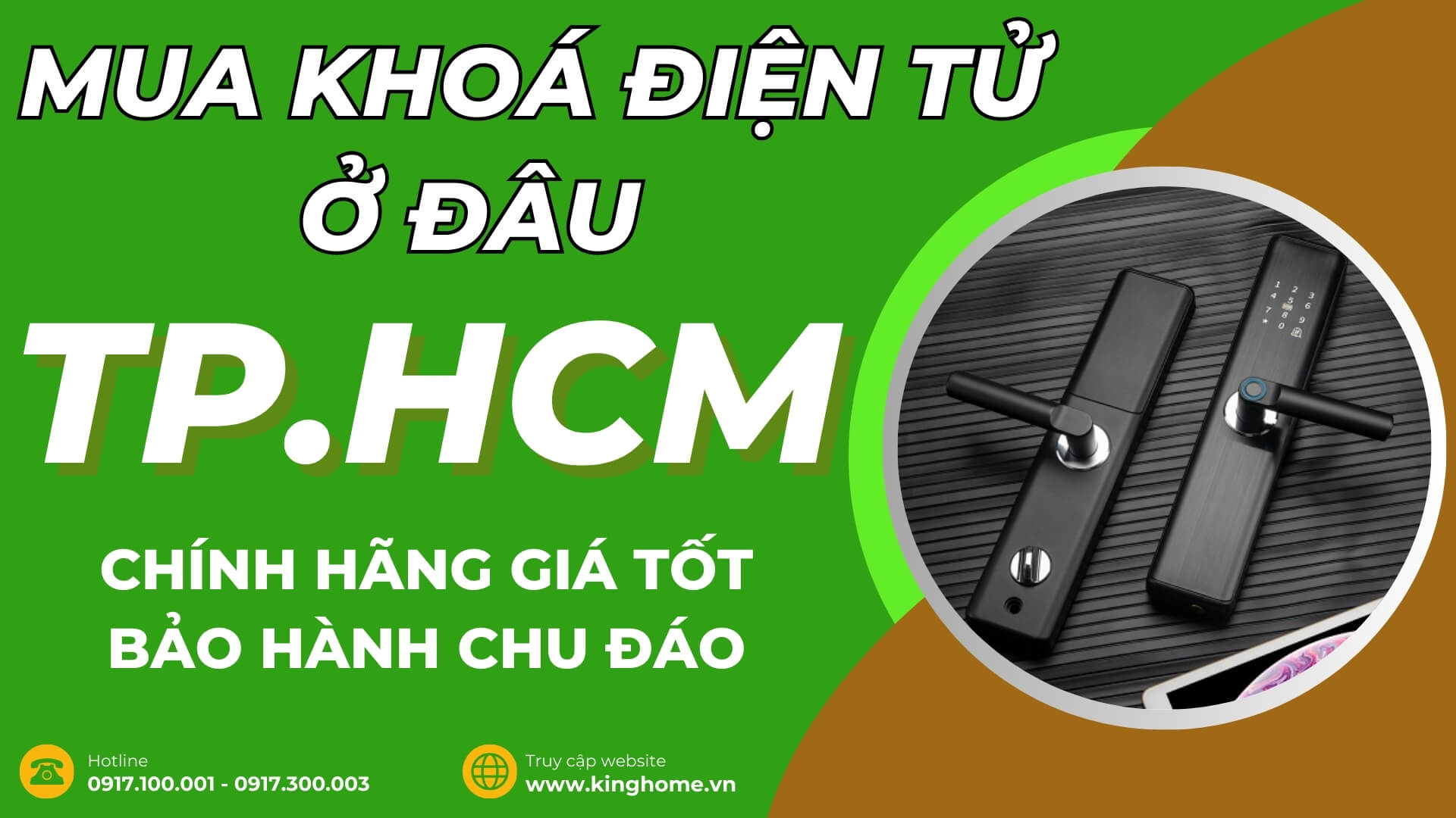 Mua khoá điện tử ở đâu tại TPHCM chính hãng giá tốt bảo hành chu đáo