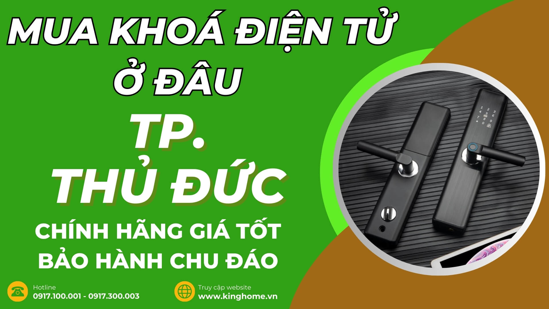 Mua khoá điện tử ở đâu tại TP Thủ Đức chính hãng giá tốt bảo hành chu đáo