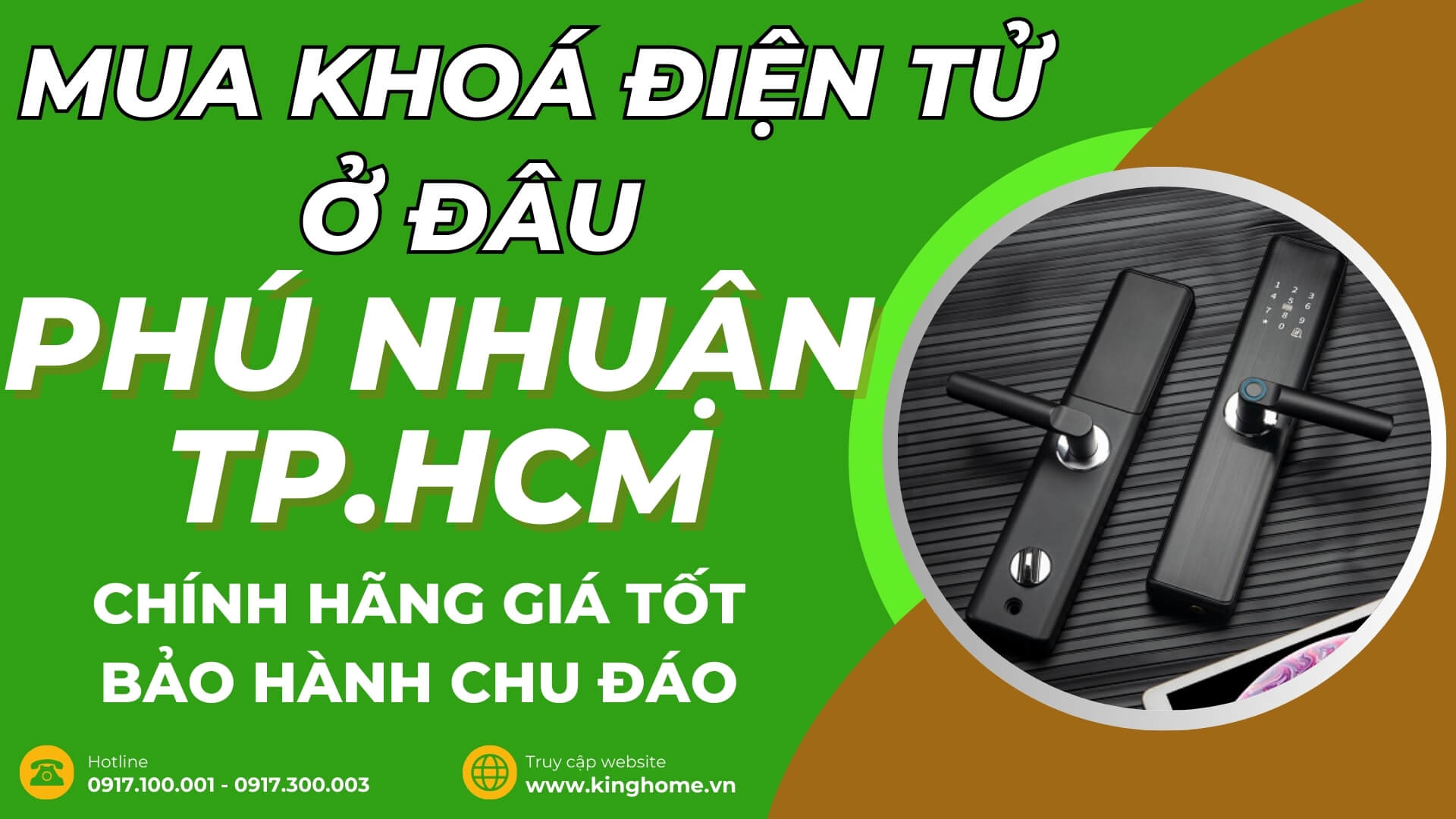 Mua khoá điện tử ở đâu tại Quận Phú Nhuận TPHCM chính hãng giá tốt bảo hành chu đáo