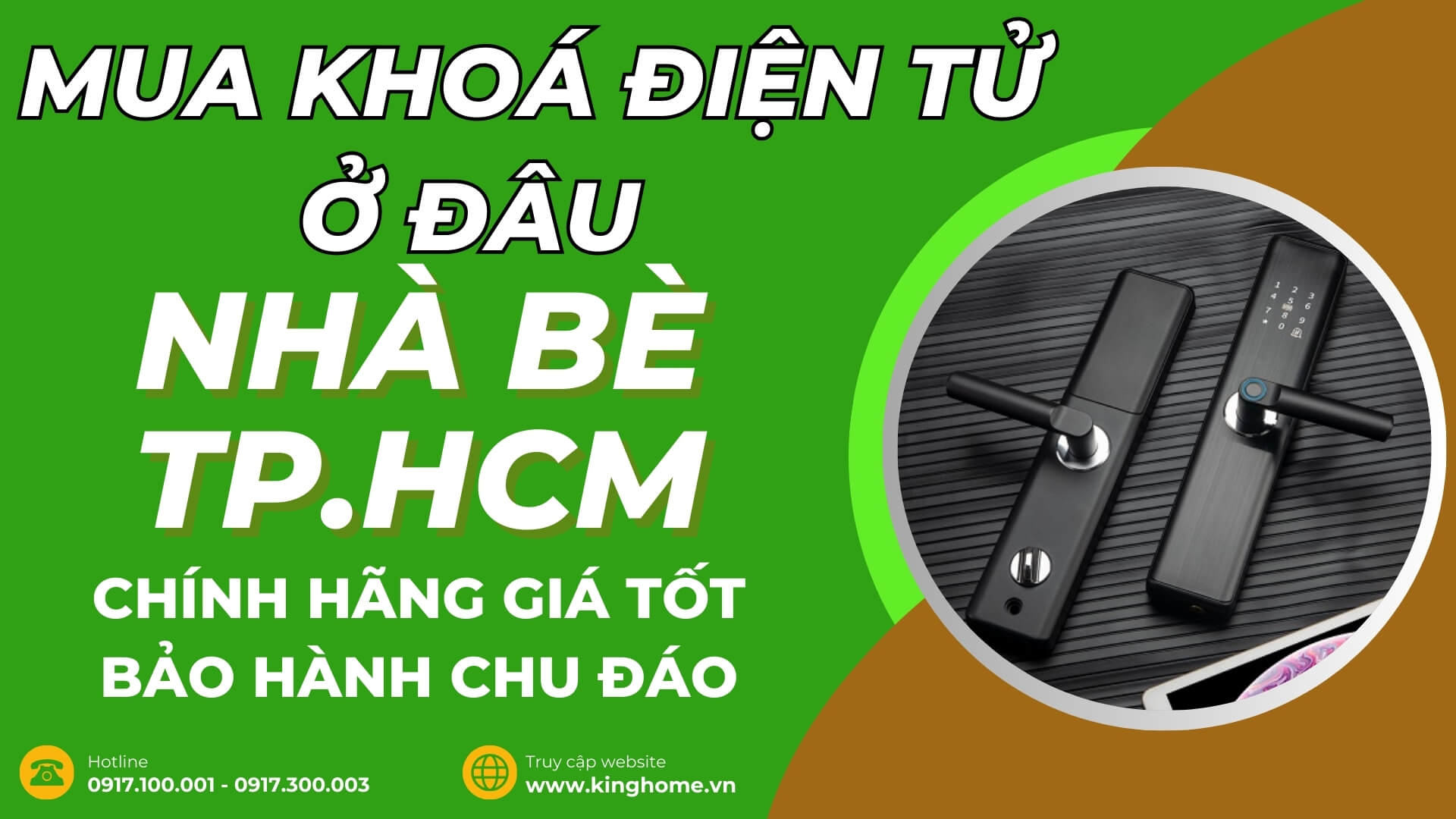 Mua khoá điện tử ở đâu tại Nhà bè TPHCM chính hãng giá tốt bảo hành chu đáo