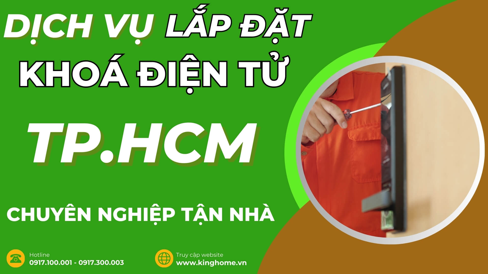 Dịch vụ lắp đặt khoá điện tử ở đâu tại TPHCM chuyên nghiệp tận nhà