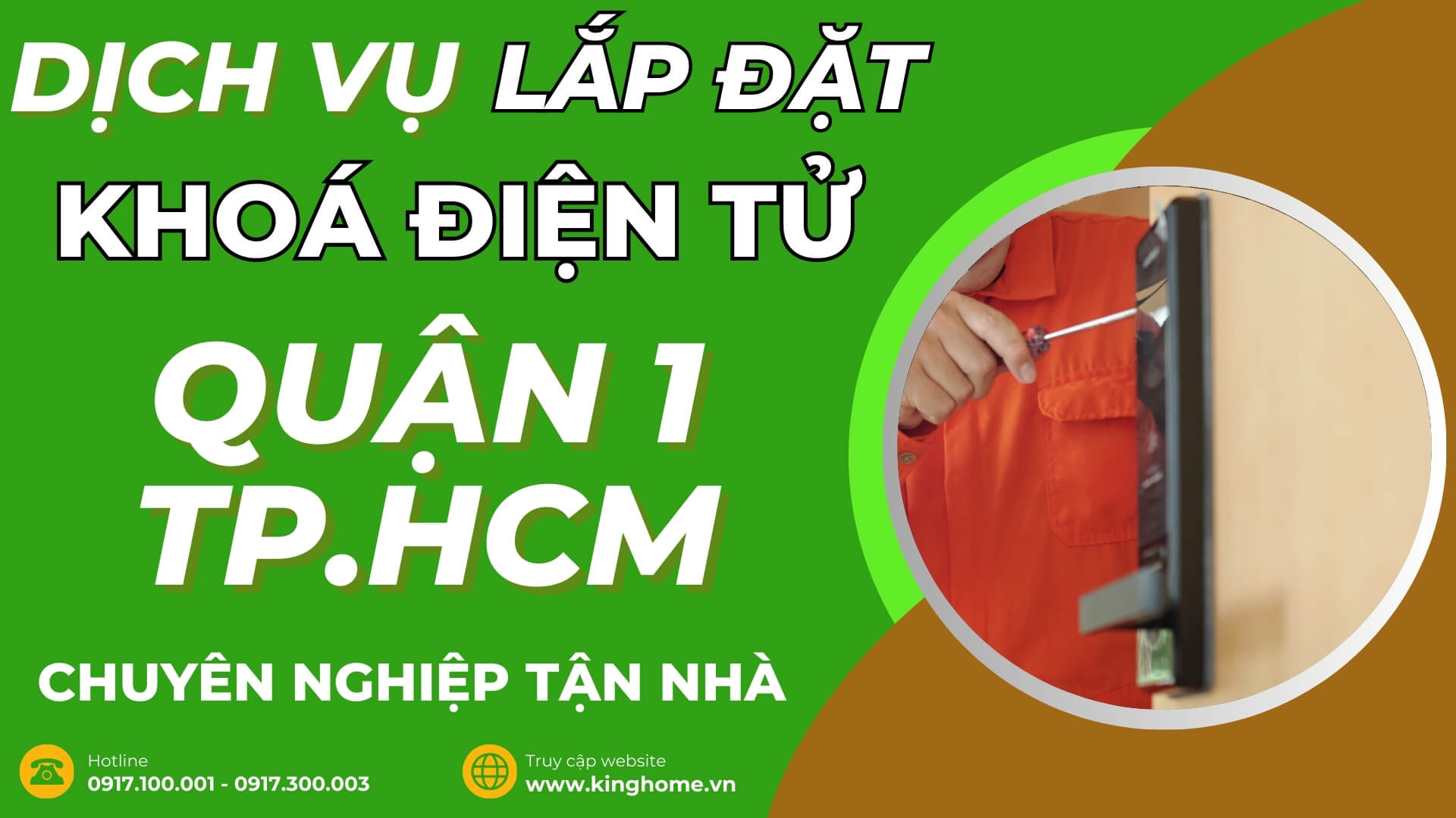 Dịch vụ lắp đặt khoá điện tử ở đâu tại Quận 1 TPHCM chuyên nghiệp tận nhà