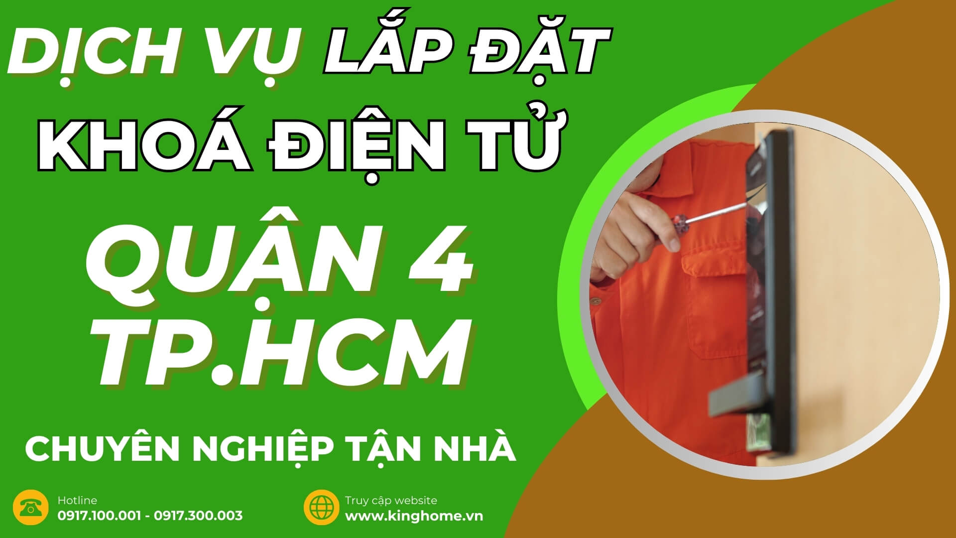 Dịch vụ lắp đặt khoá điện tử ở đâu tại Quận 4 TPHCM chuyên nghiệp tận nhà