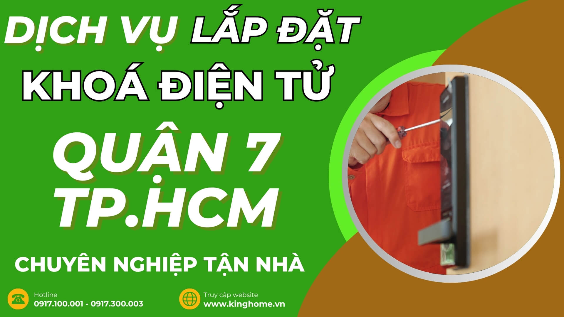 Dịch vụ lắp đặt khoá điện tử ở đâu tại Quận 7 TPHCM chuyên nghiệp tận nhà