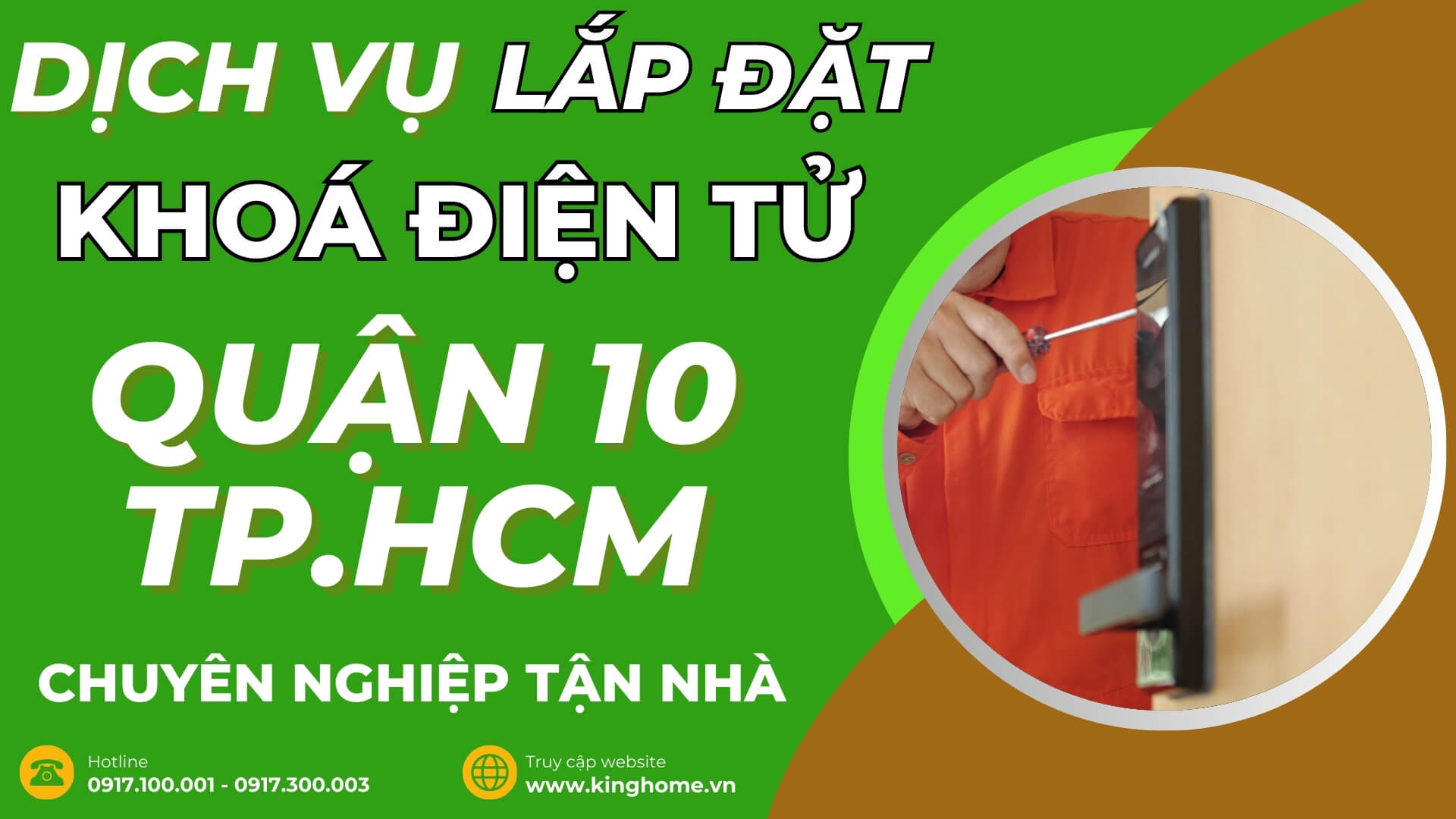 Dịch vụ lắp đặt khoá điện tử ở đâu tại Quận 10 TPHCM chuyên nghiệp tận nhà