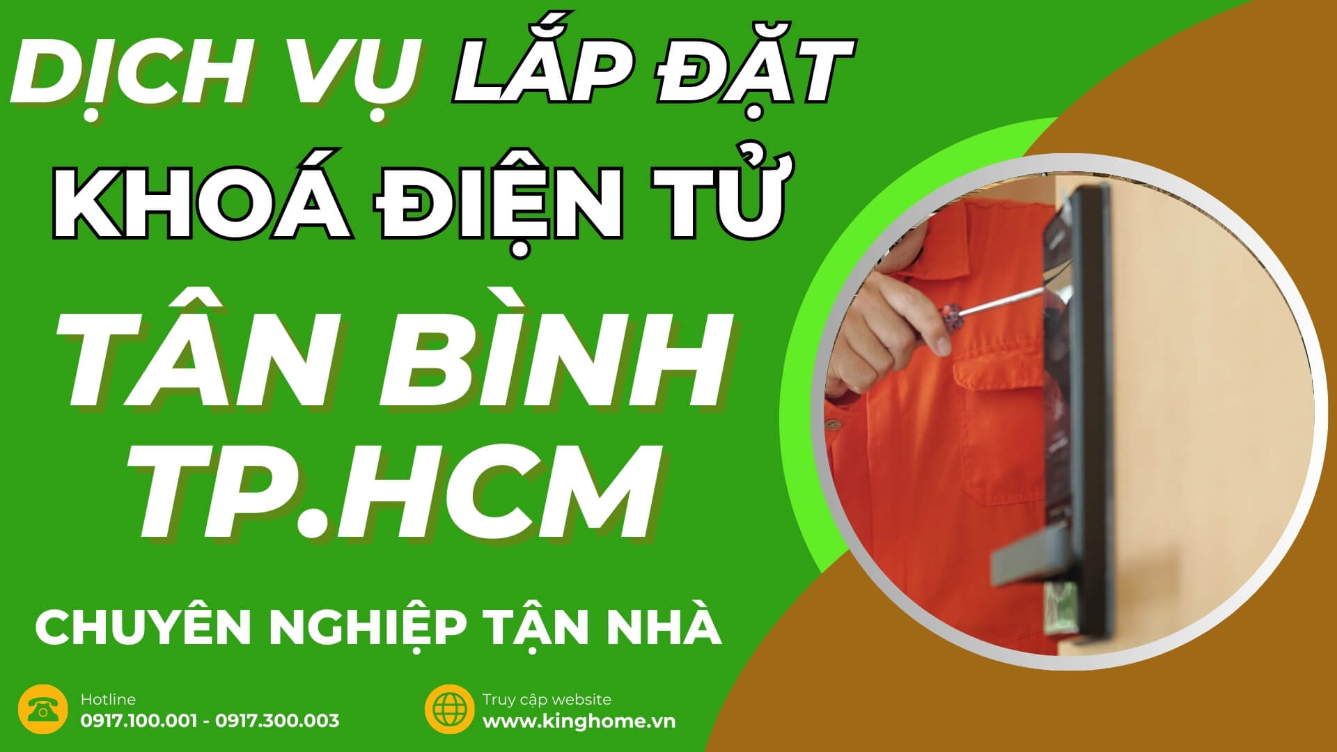 Dịch vụ lắp đặt khoá điện tử ở đâu tại Quận Tân Bình TPHCM chuyên nghiệp tận nhà