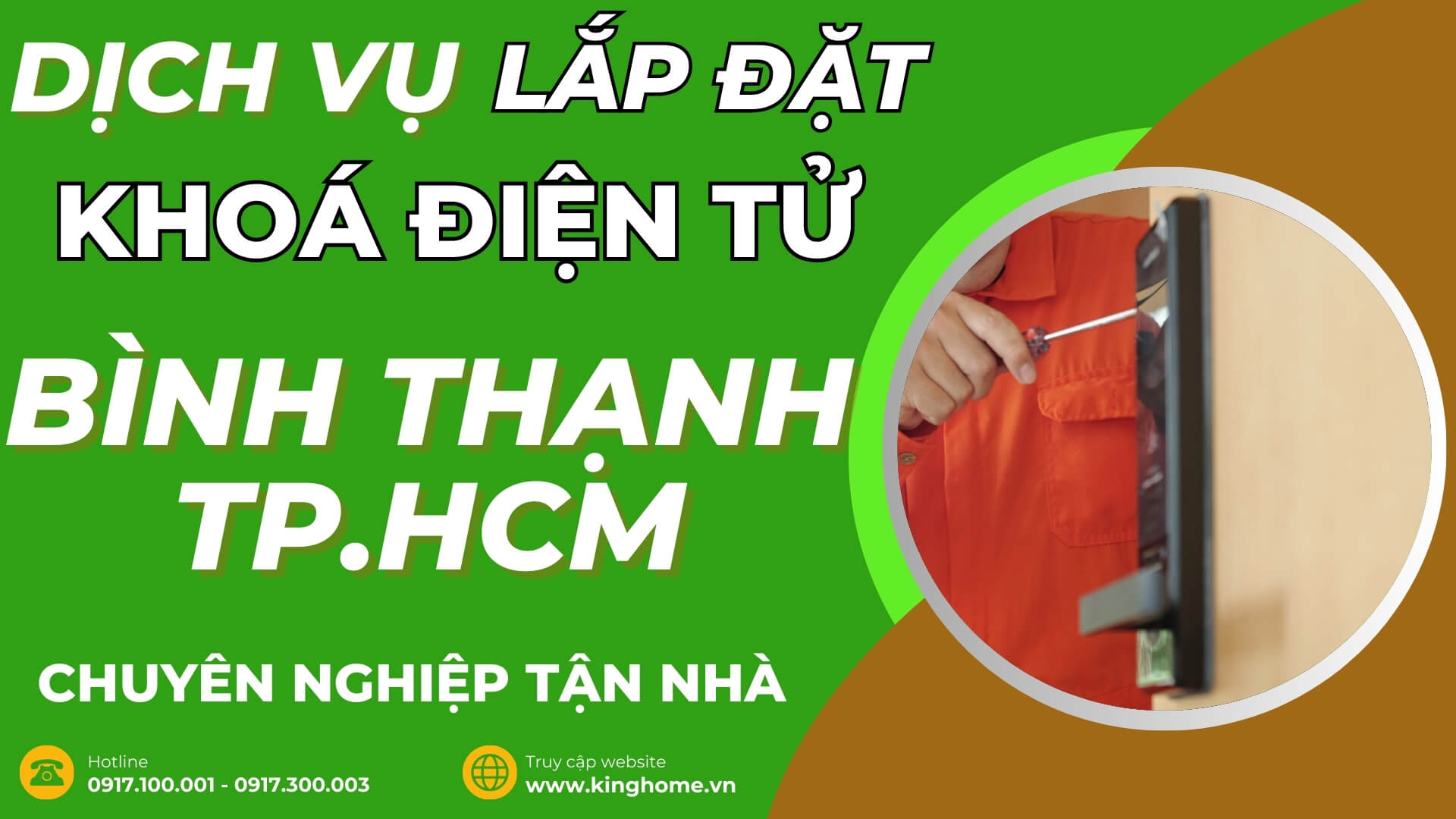 Dịch vụ lắp đặt khoá điện tử ở đâu tại Quận Bình Thạnh TPHCM chuyên nghiệp tận nhà