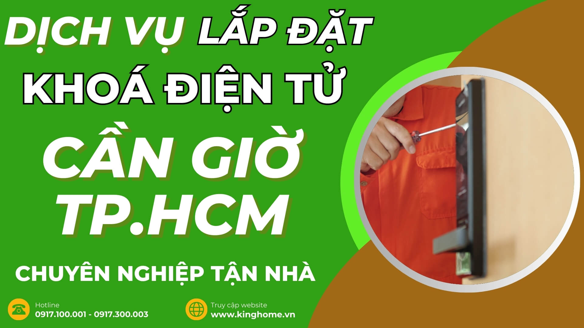 Dịch vụ lắp đặt khoá điện tử ở đâu tại Cần Giờ TPHCM chuyên nghiệp tận nhà