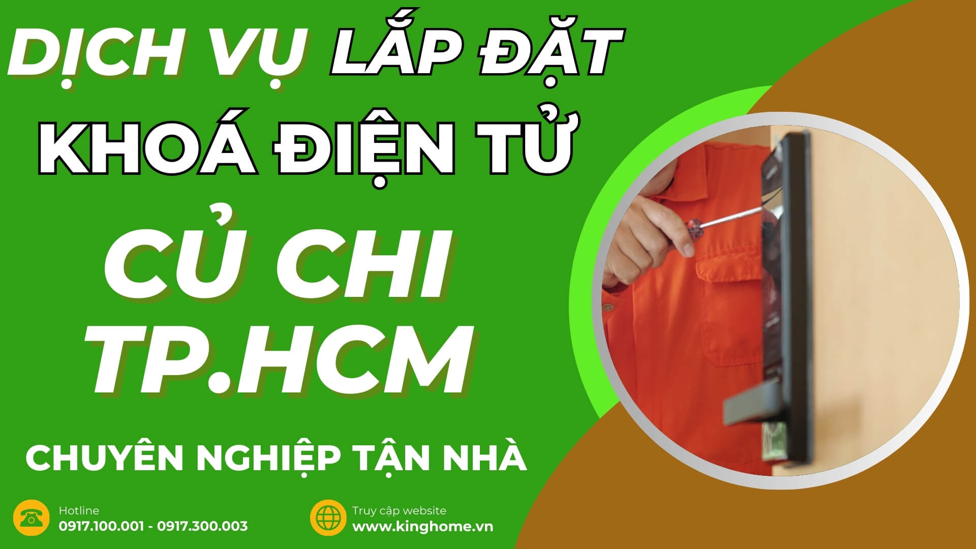 Dịch vụ lắp đặt khoá điện tử ở đâu tại Củ Chi TPHCM chuyên nghiệp tận nhà