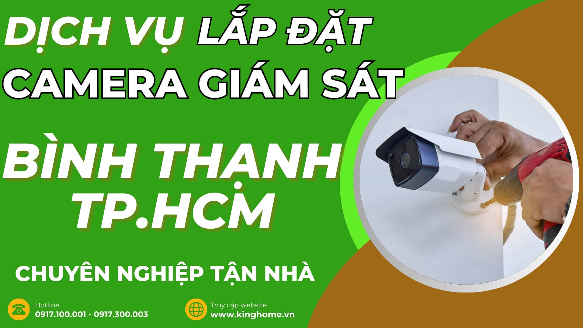 Dịch vụ lắp đặt camera giám sát ở đâu tại Quận Bình Thạnh TPHCM chuyên nghiệp tận nhà