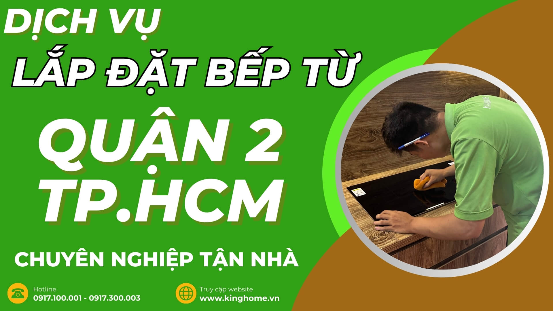 Dịch vụ lắp đặt bếp từ tại Quận 2 TPHCM chuyên nghiệp tận nhà