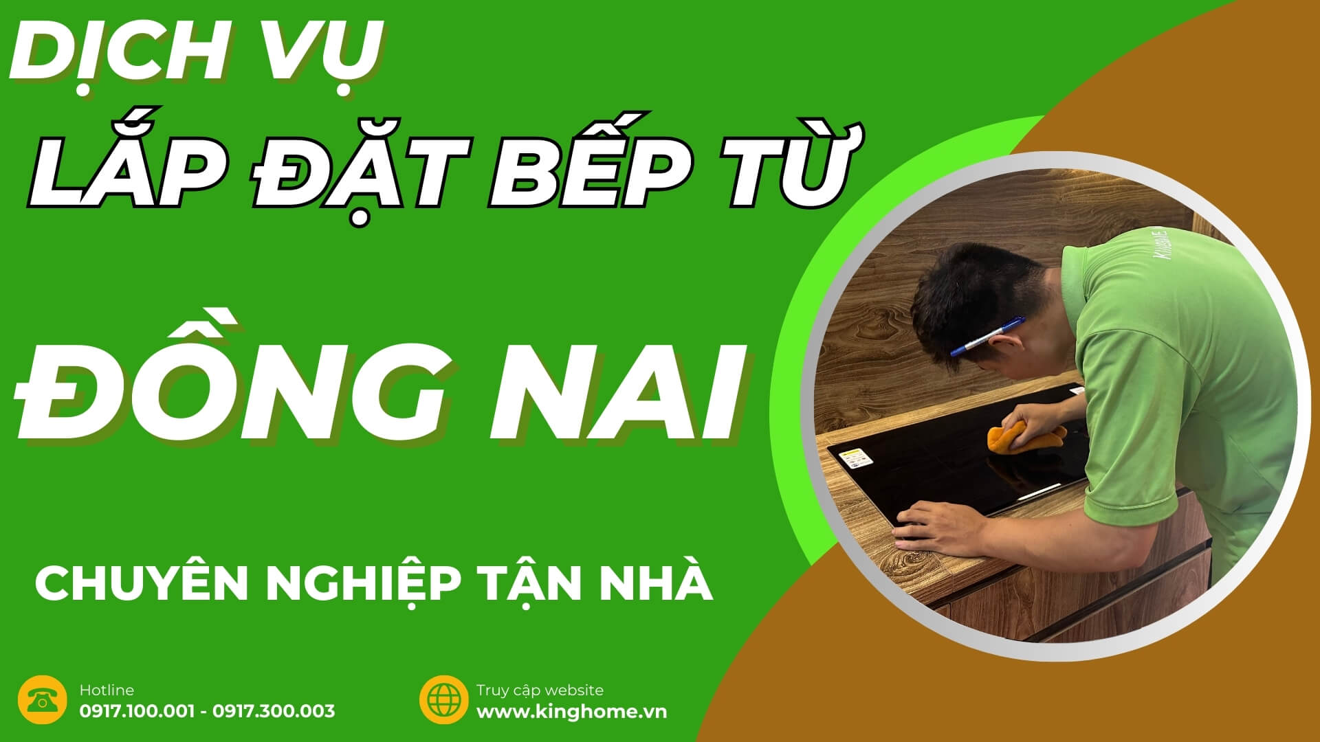 Dịch vụ lắp đặt bếp từ tại Đồng Nai chuyên nghiệp tận nhà