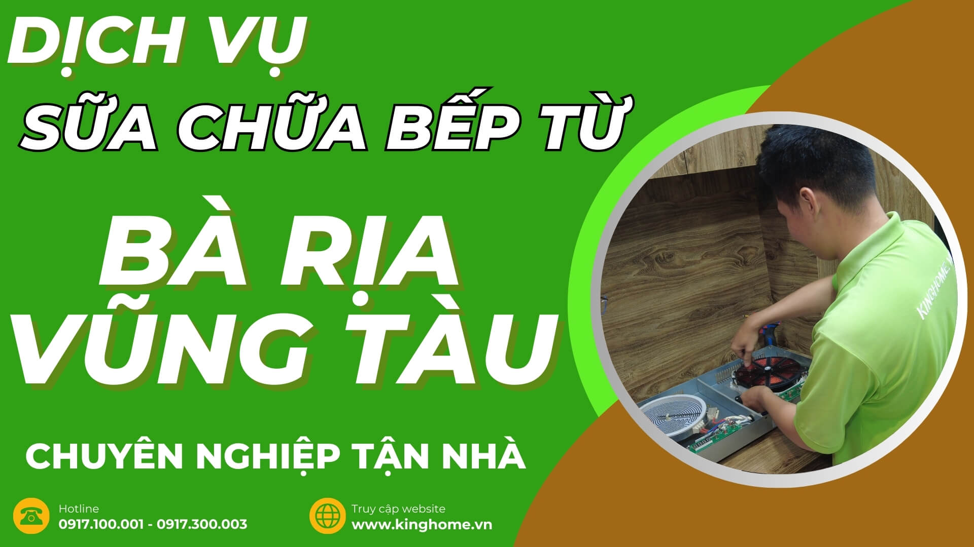 Dịch vụ sữa chữa bếp từ tại Bà Rịa - Vũng Tàu chuyên nghiệp tận nhà