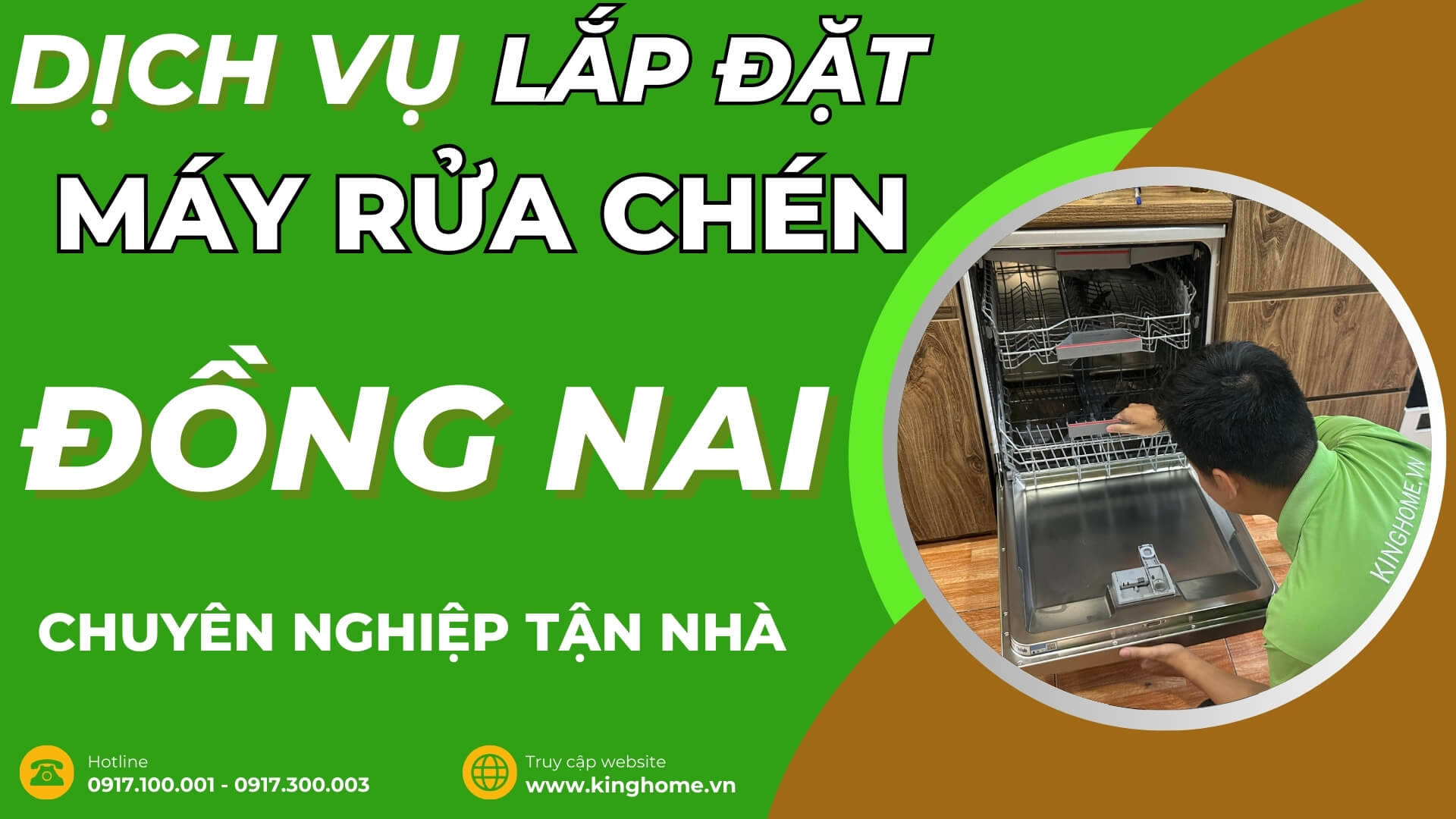 Dịch vụ lắp đặt máy rửa chén tại Đồng Nai chuyên nghiệp tận nhà