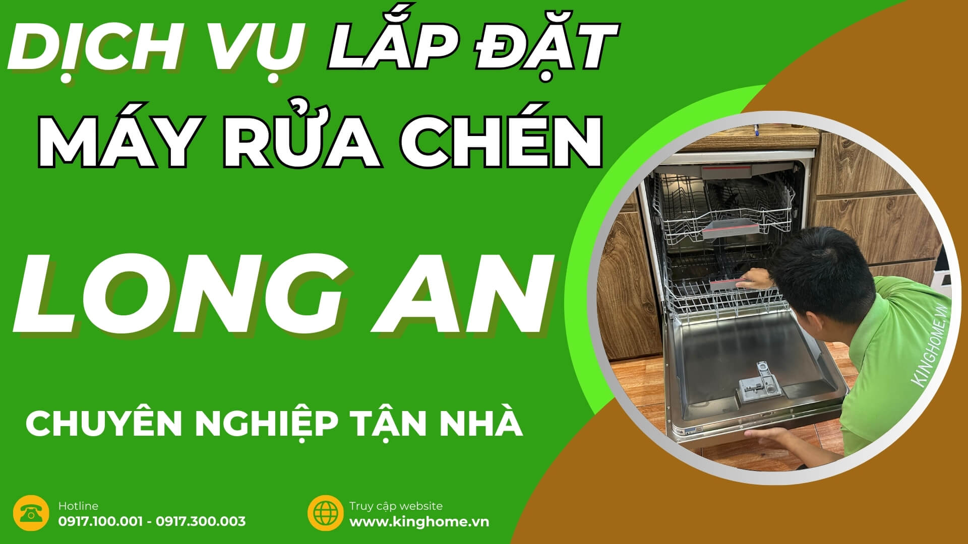 Dịch vụ lắp đặt máy rửa chén tại Long An chuyên nghiệp tận nhà