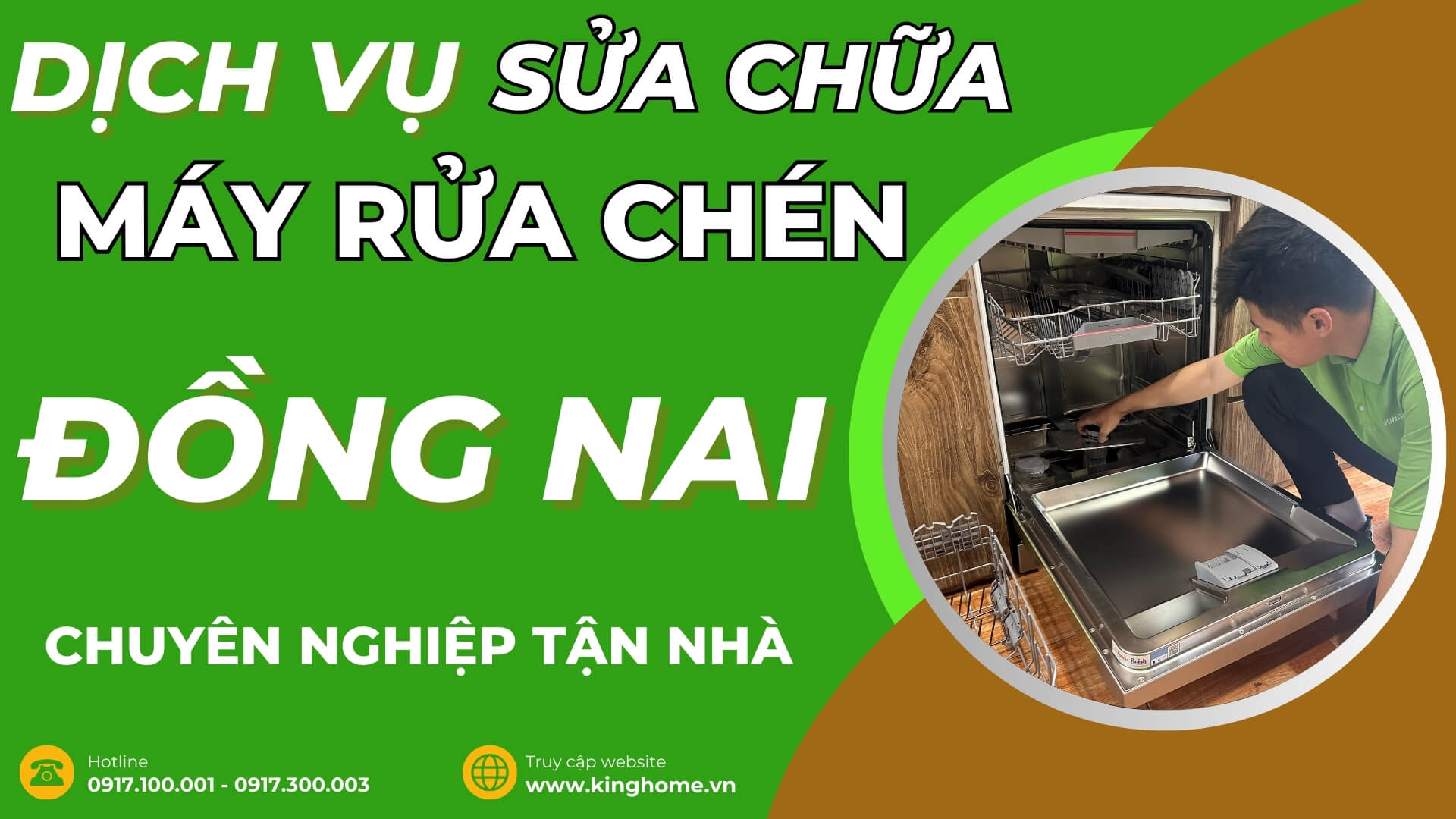 Dịch vụ sửa chữa máy rửa chén tại Đồng Nai chuyên nghiệp tận nhà