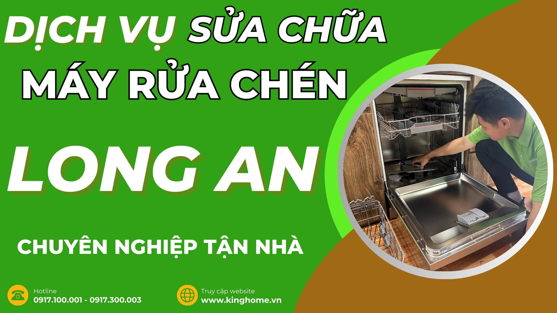 Dịch vụ sửa chữa máy rửa chén tại Long An chuyên nghiệp tận nhà