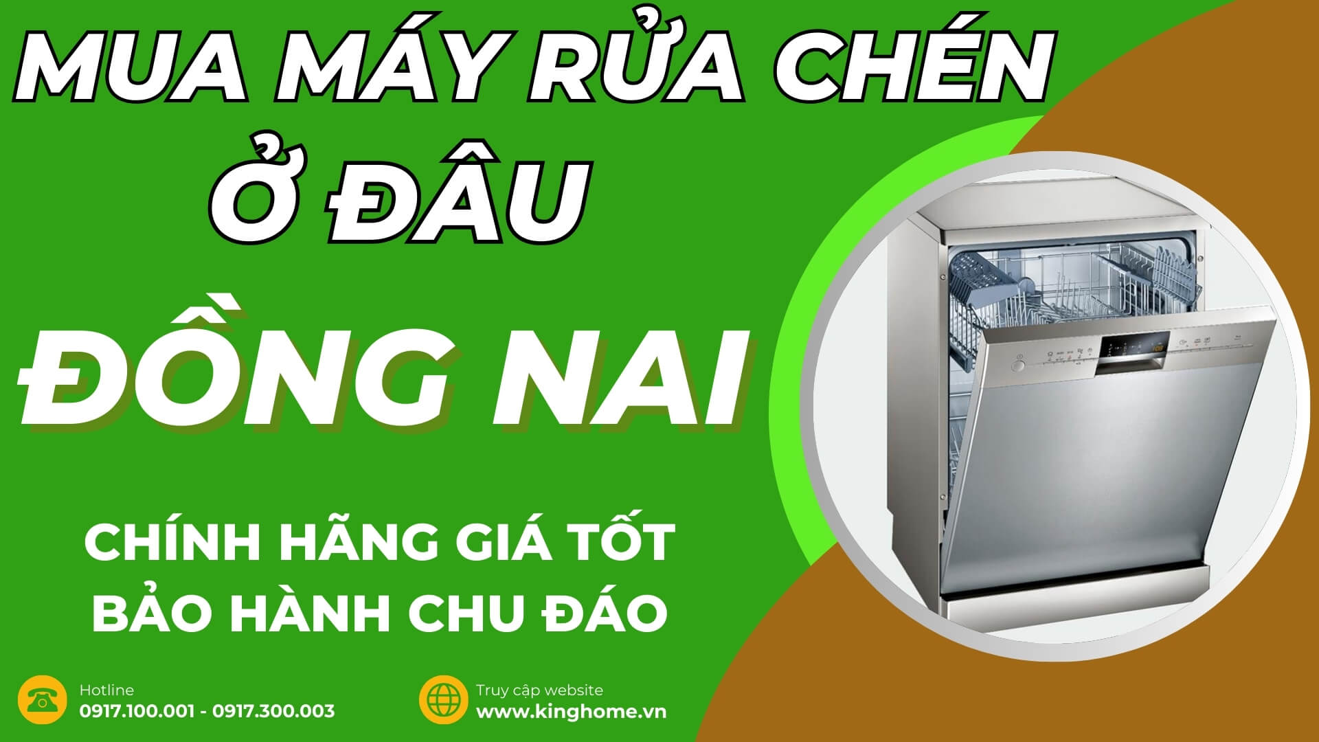 Mua máy rửa chén ở đâu tại Đồng Nai chính hãng giá tốt bảo hành chu đáo