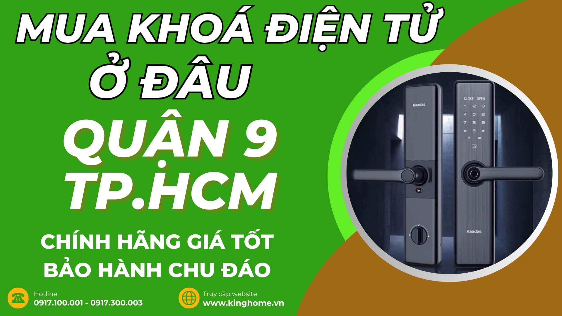 Mua khoá điện tử ở đâu tại Quận 9 TPHCM chính hãng giá tốt bảo hành chu đáo