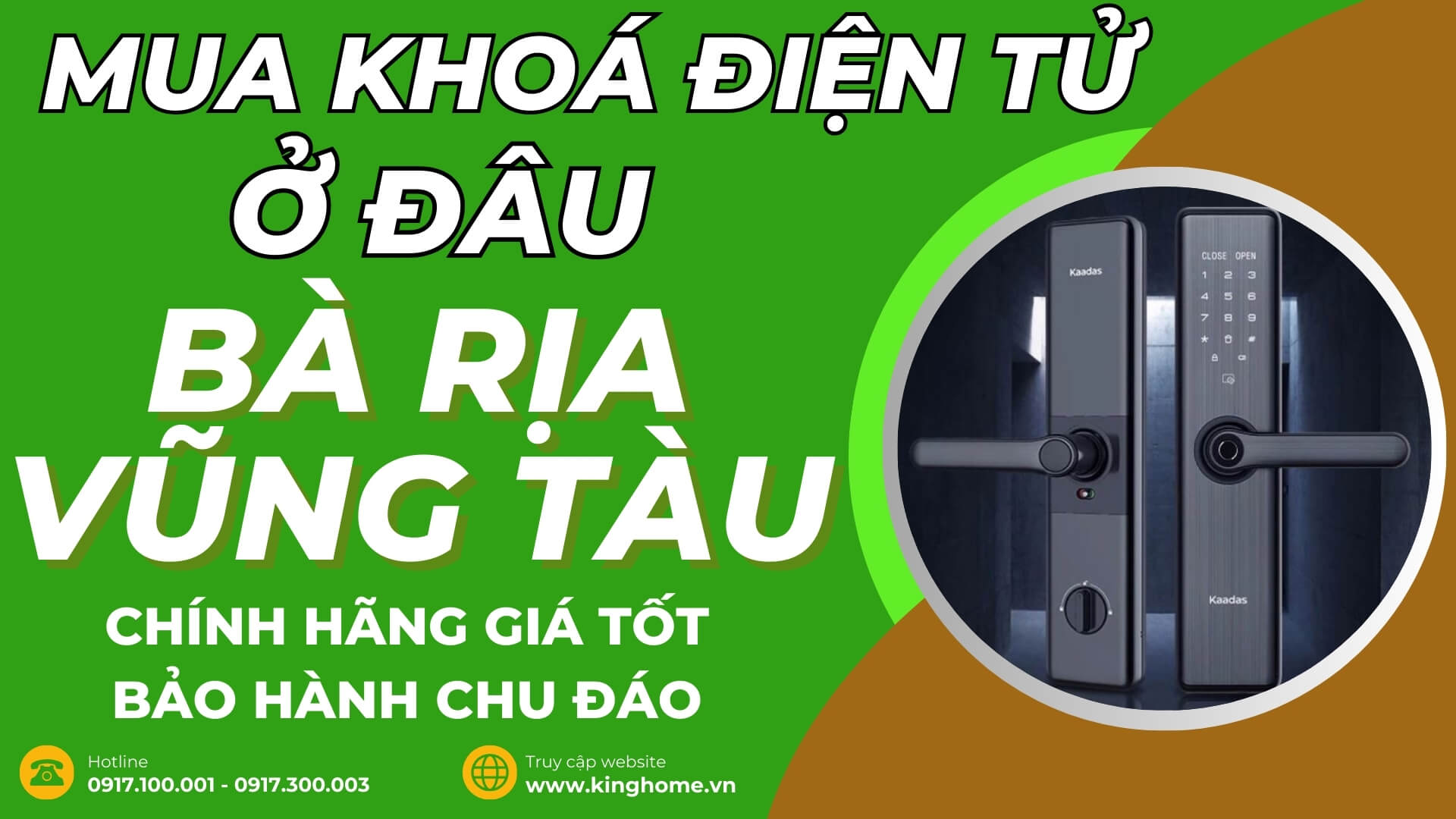 Mua khoá điện tử ở đâu tại Bà Rịa - Vũng Tàu chính hãng giá tốt bảo hành chu đáo