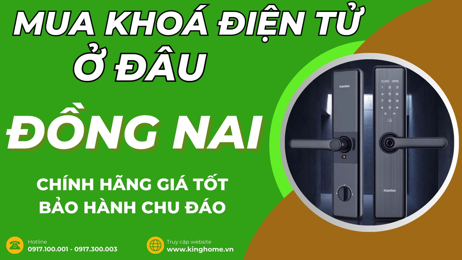 Mua khoá điện tử ở đâu tại Đồng Nai chính hãng giá tốt bảo hành chu đáo