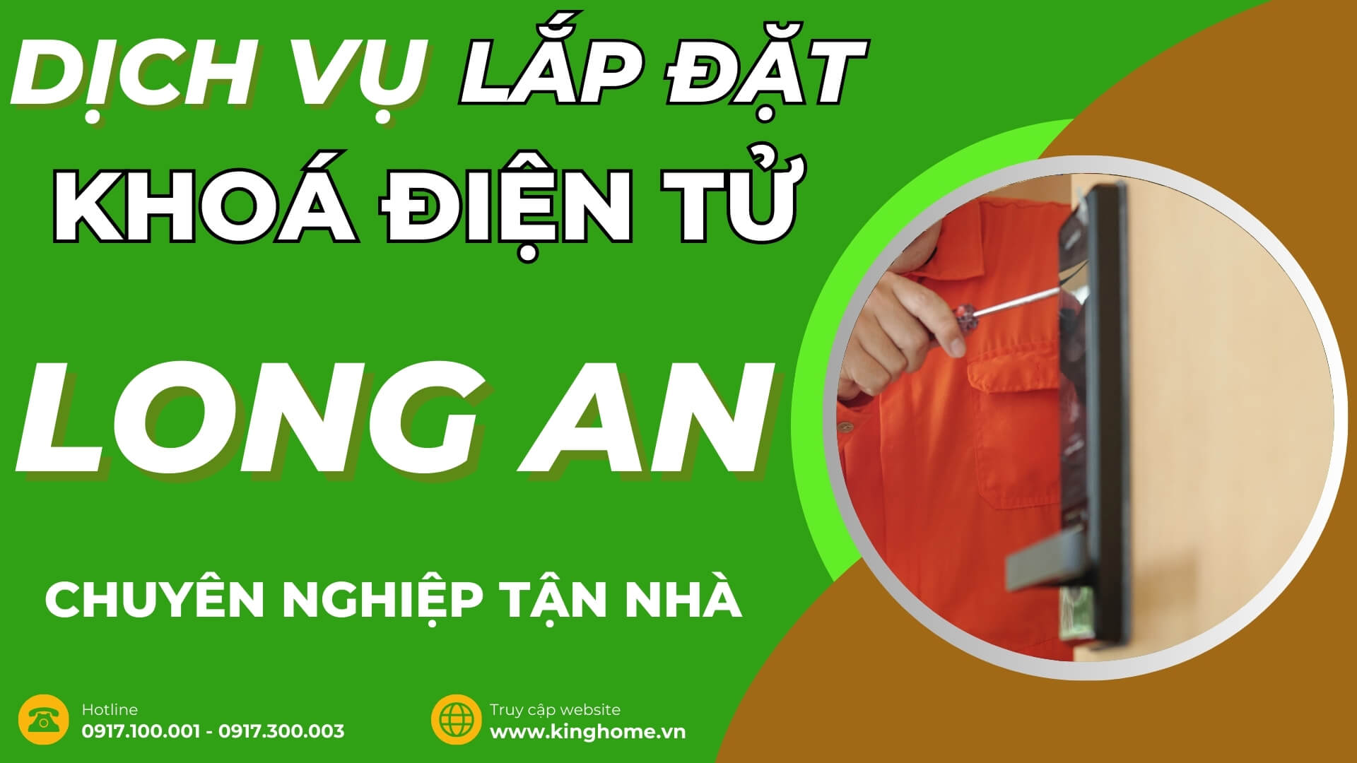 Dịch vụ lắp đặt khoá điện tử ở đâu tại Long An chuyên nghiệp tận nhà